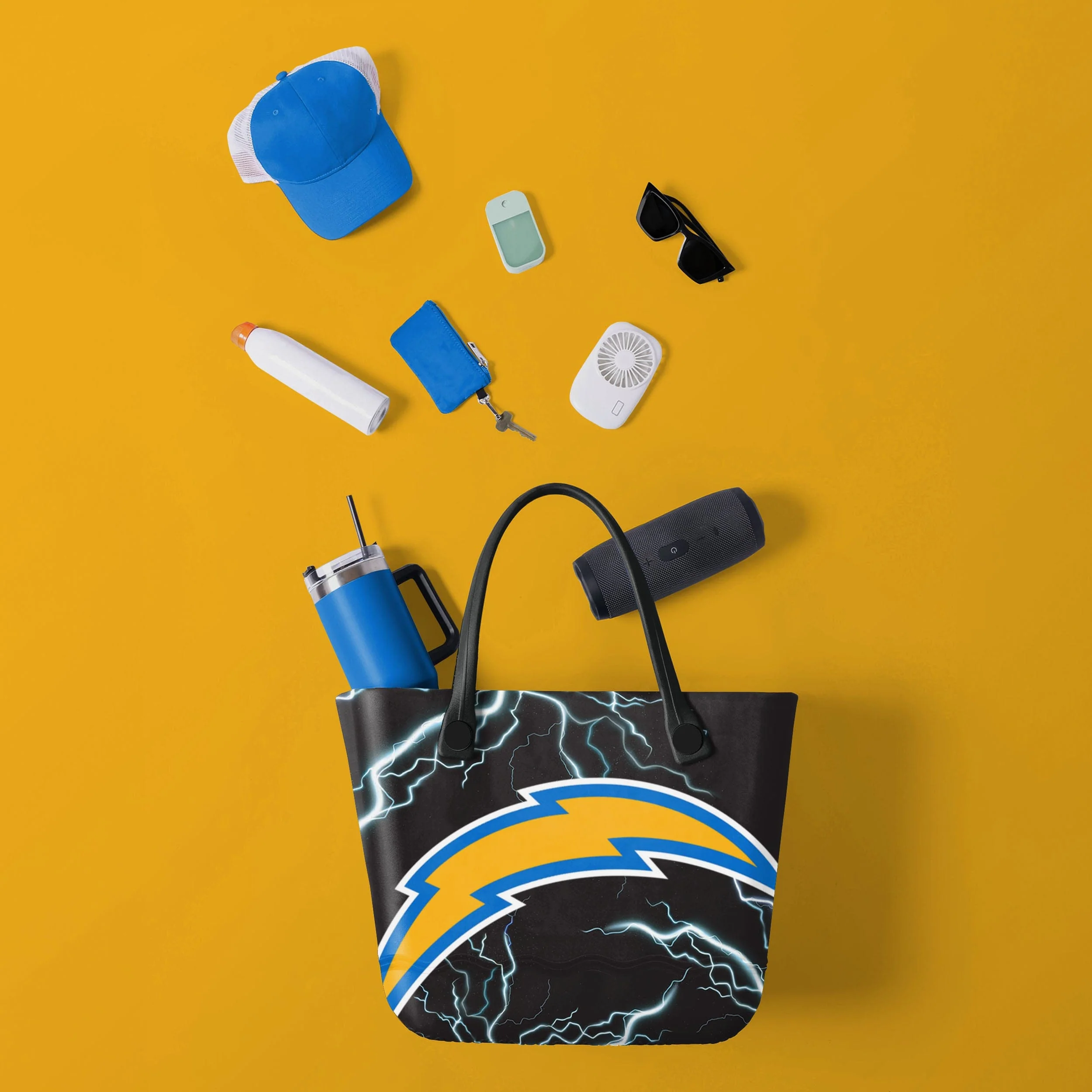 Los Angeles Chargers Thematic Tailgate Tote Bag - Image 2