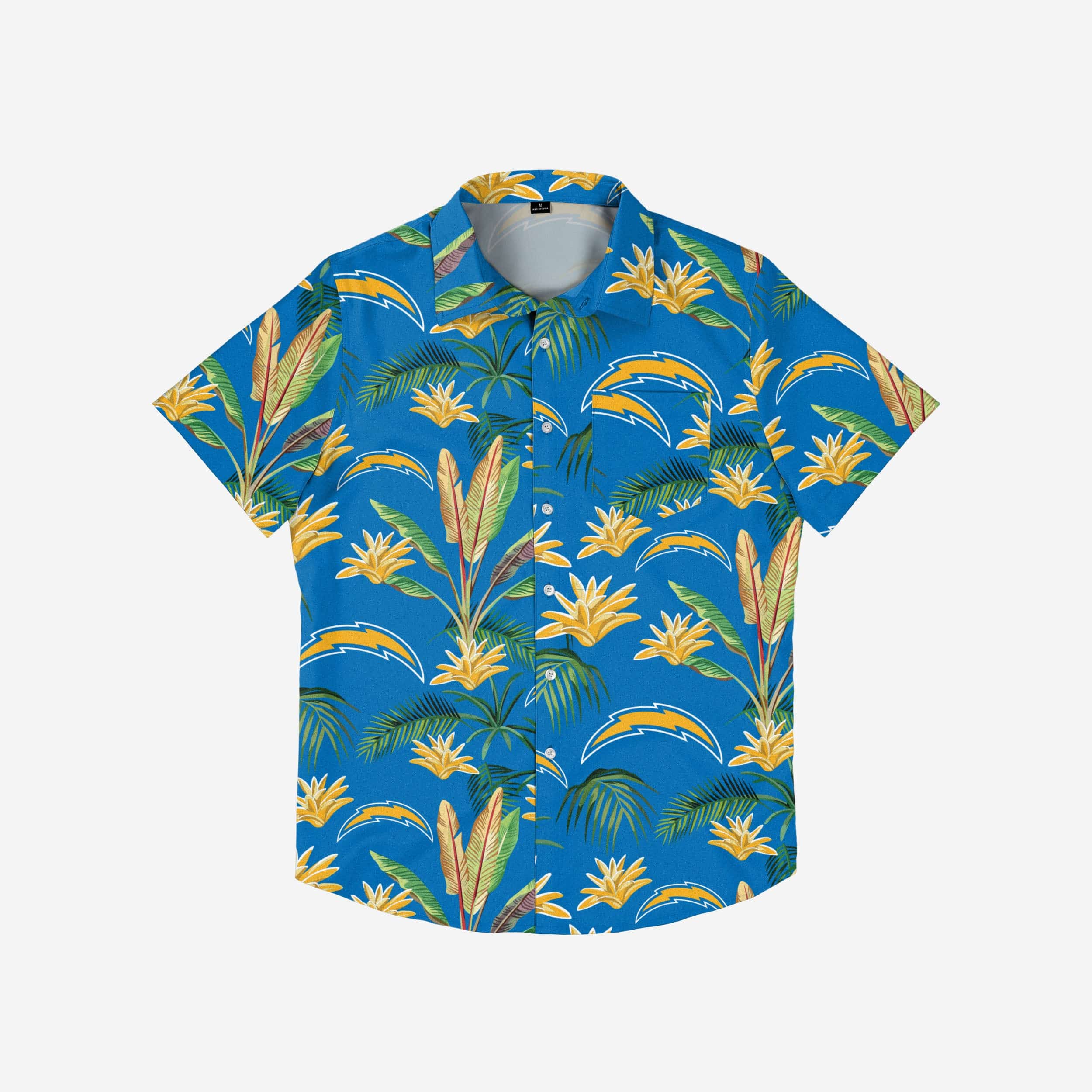 Los Angeles Chargers Victory Vacay Button Up Shirt - Image 4