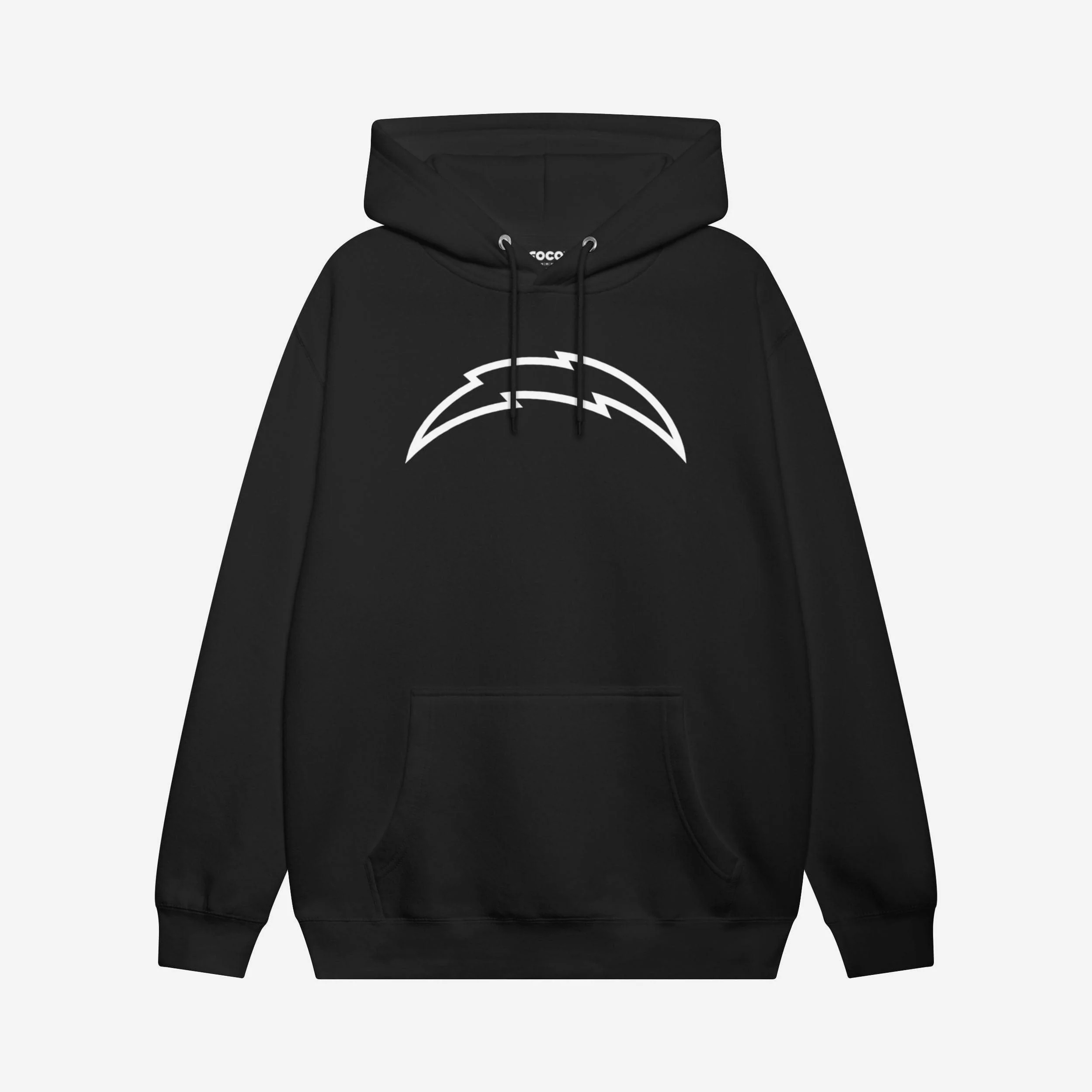 Los Angeles Chargers White Logo Hoodie
