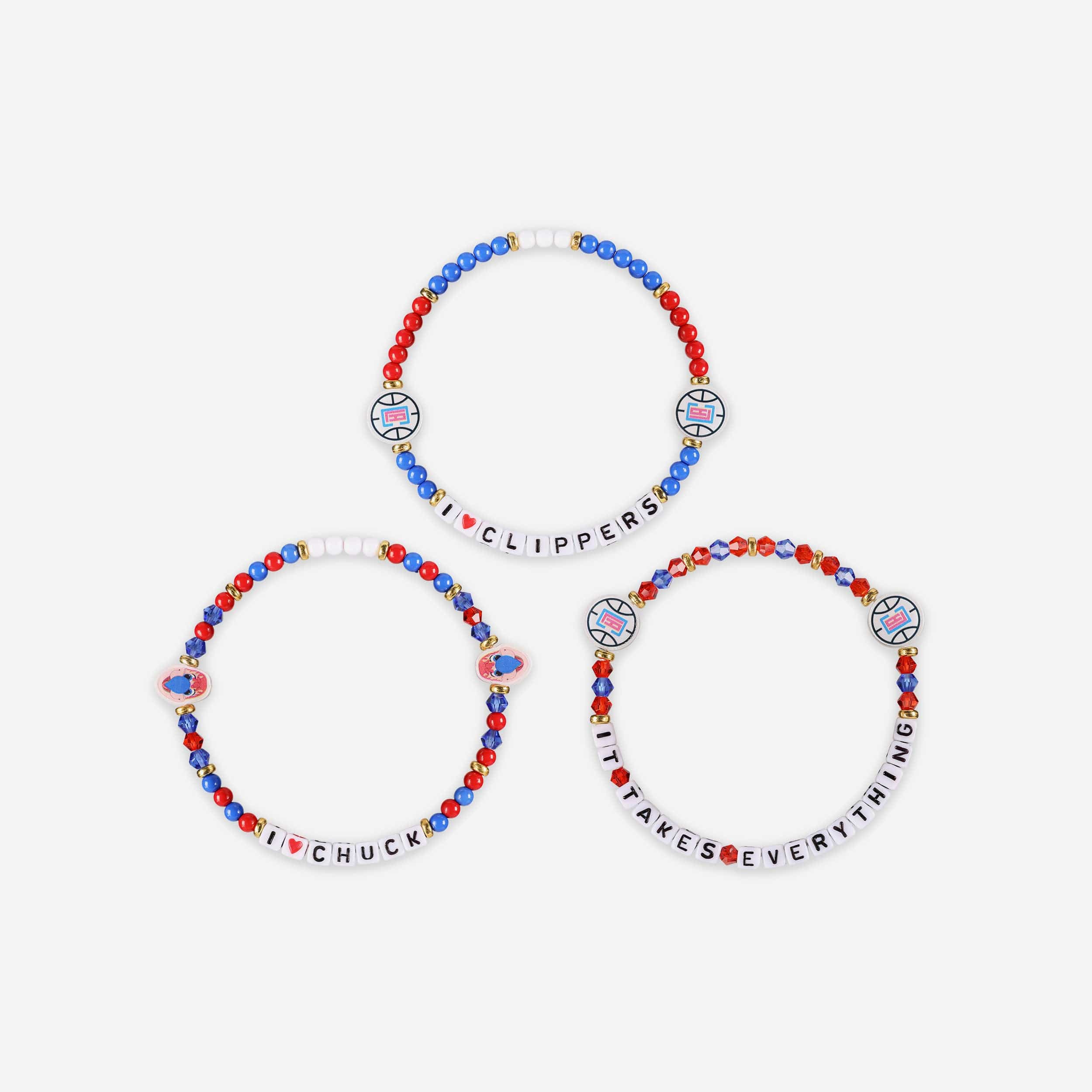 Los Angeles Clippers 3 Pack Friendship Bracelet - Image 3