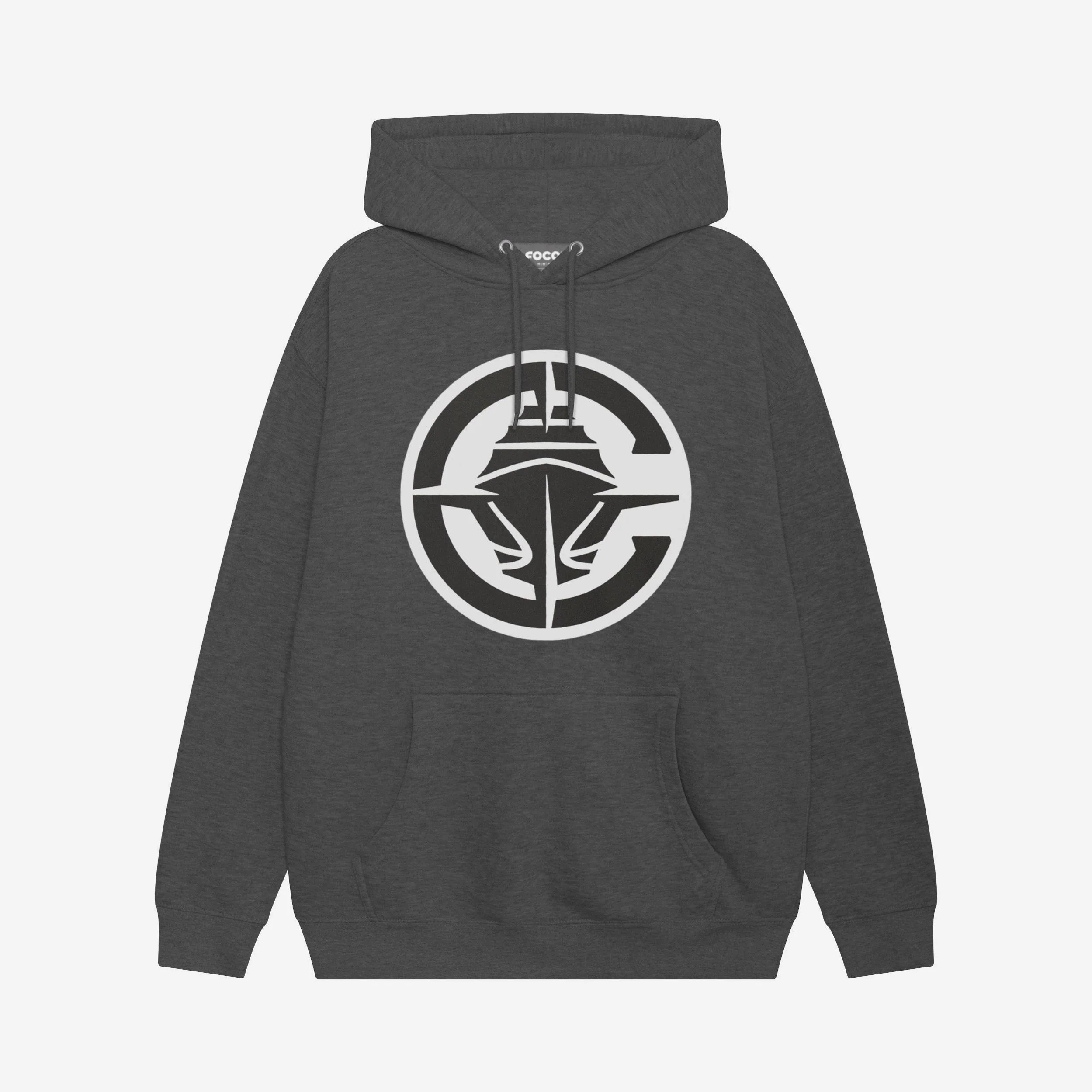 Los Angeles Clippers Black & White Primary Logo Hoodie