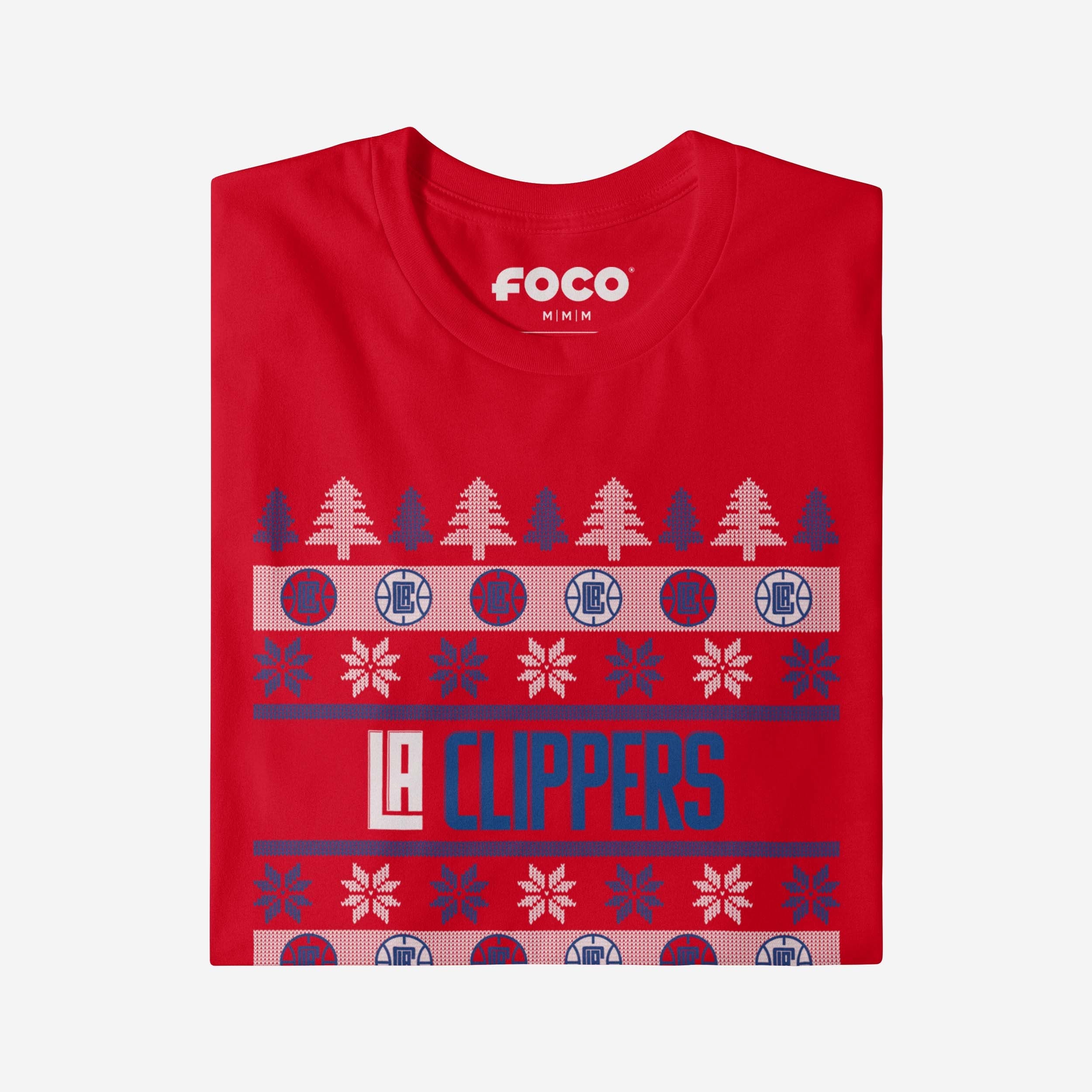 Los Angeles Clippers Holiday Sweater T-Shirt - Image 4