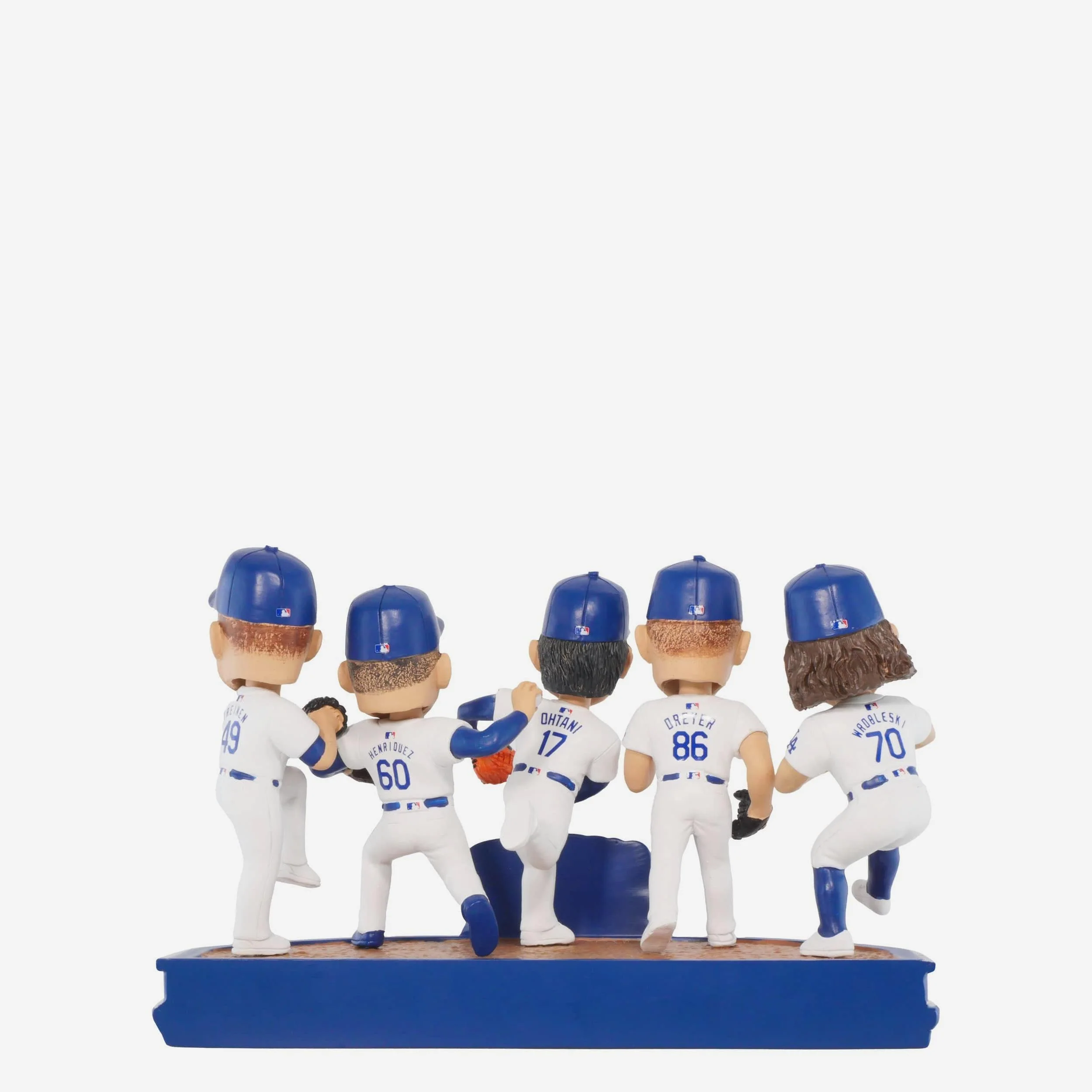 Los Angeles Dodgers 19 Strikeouts Franchise Record Mini Bobblehead Scene - Image 5
