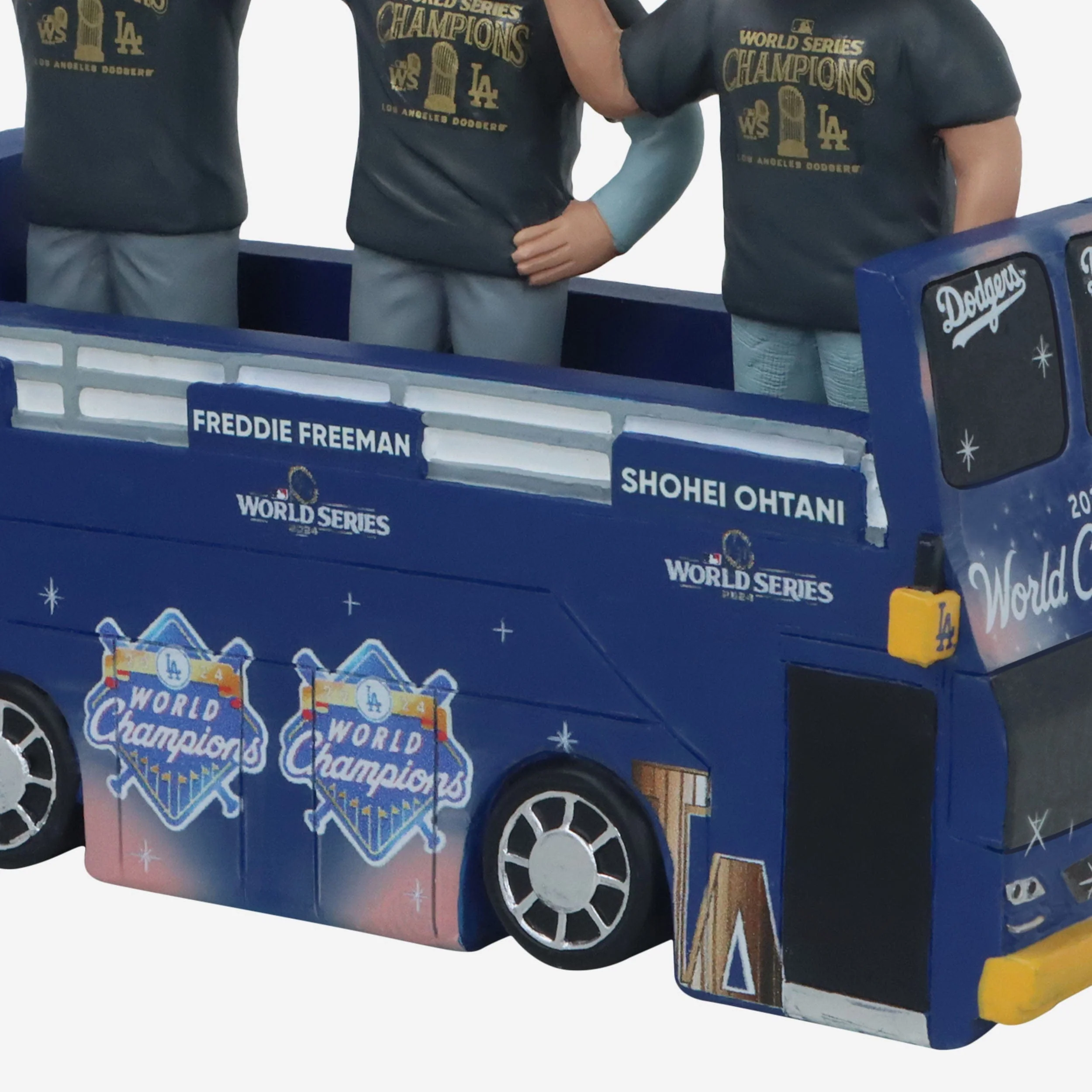 Los Angeles Dodgers 2024 World Series Champions Parade Mini Bobblehead Scene - Image 3