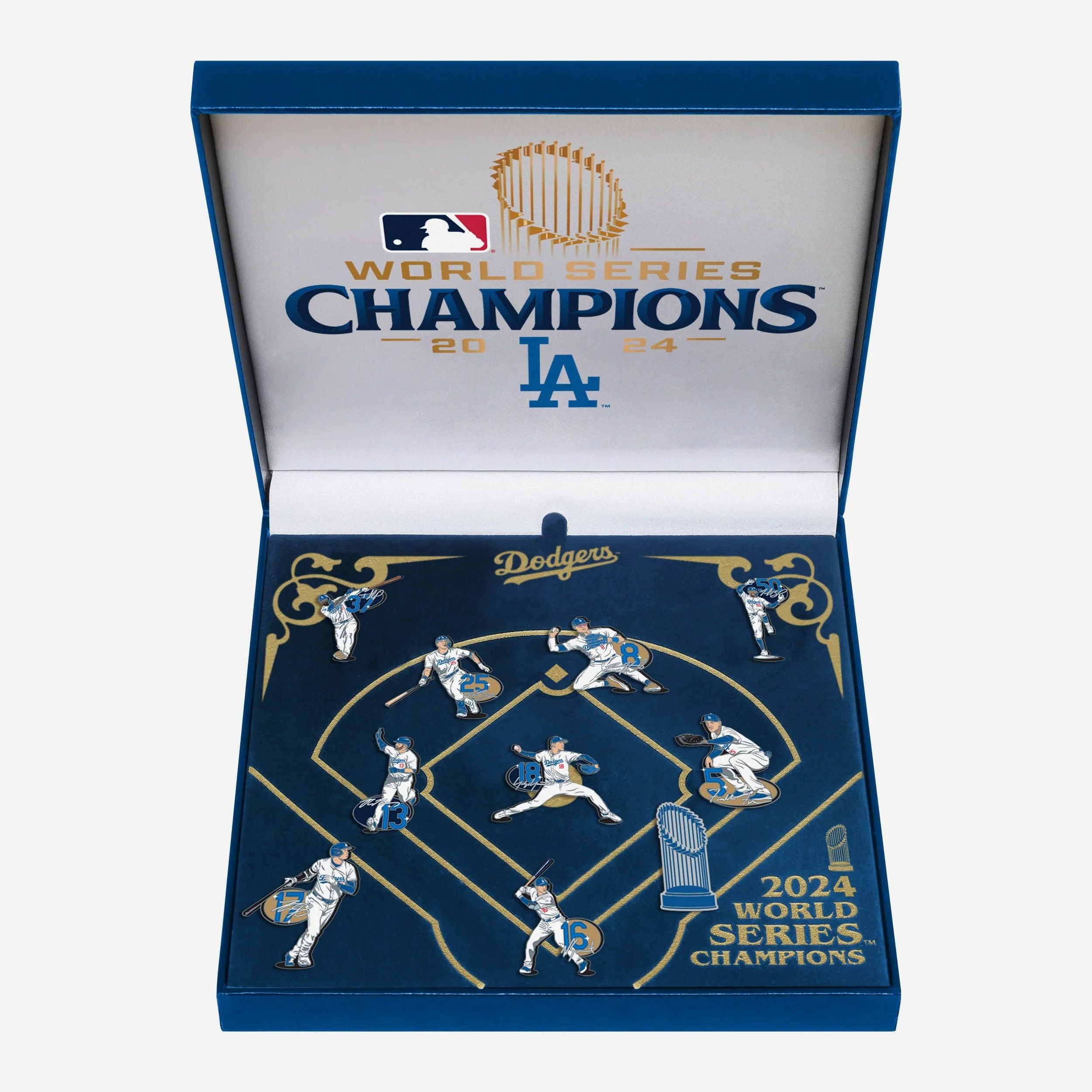 Los Angeles Dodgers 2024 World Series Champions Pro Pinz Set - Image 2