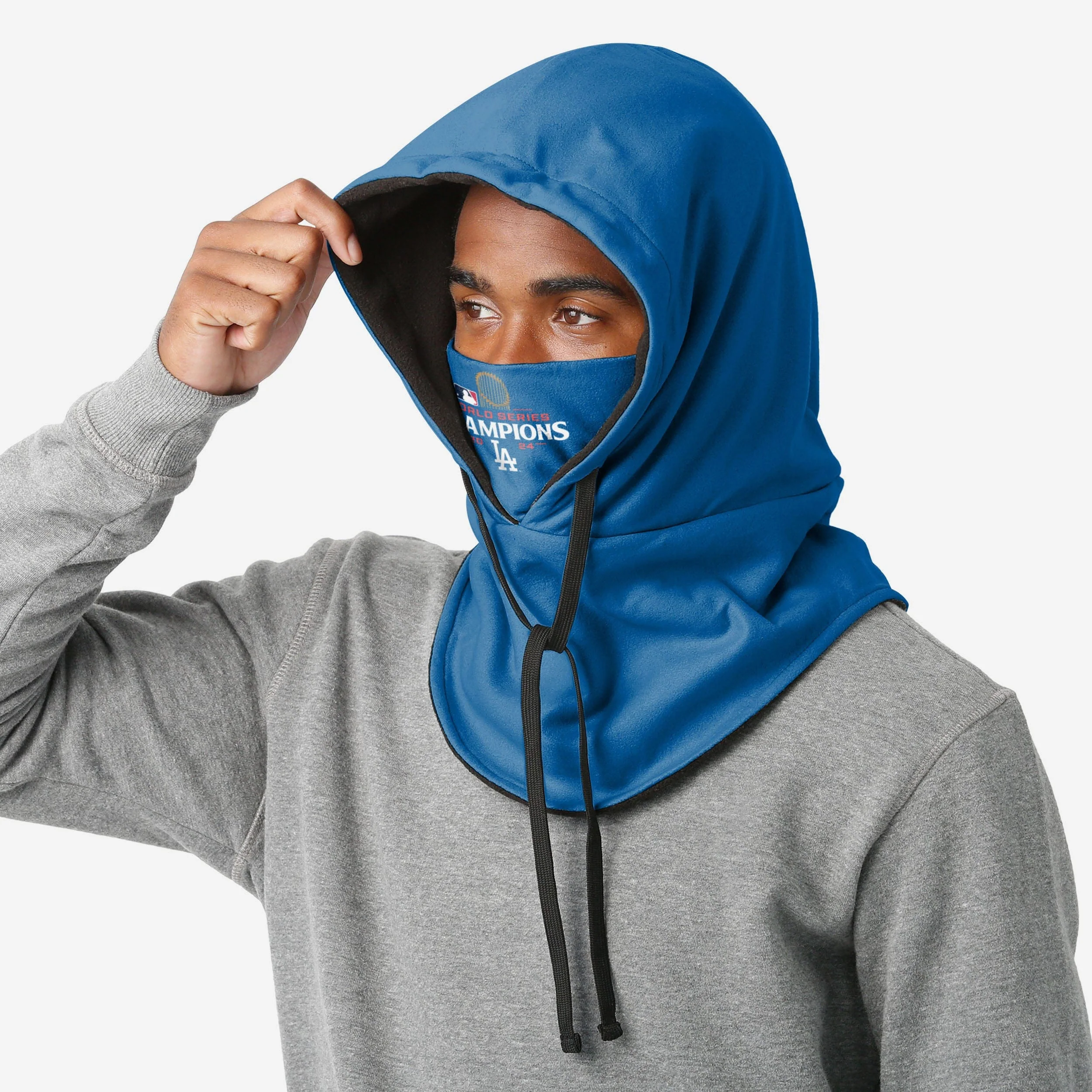 Los Angeles Dodgers 2024 World Series Champions Team Color Hooded Gaiter Scarf - Image 2