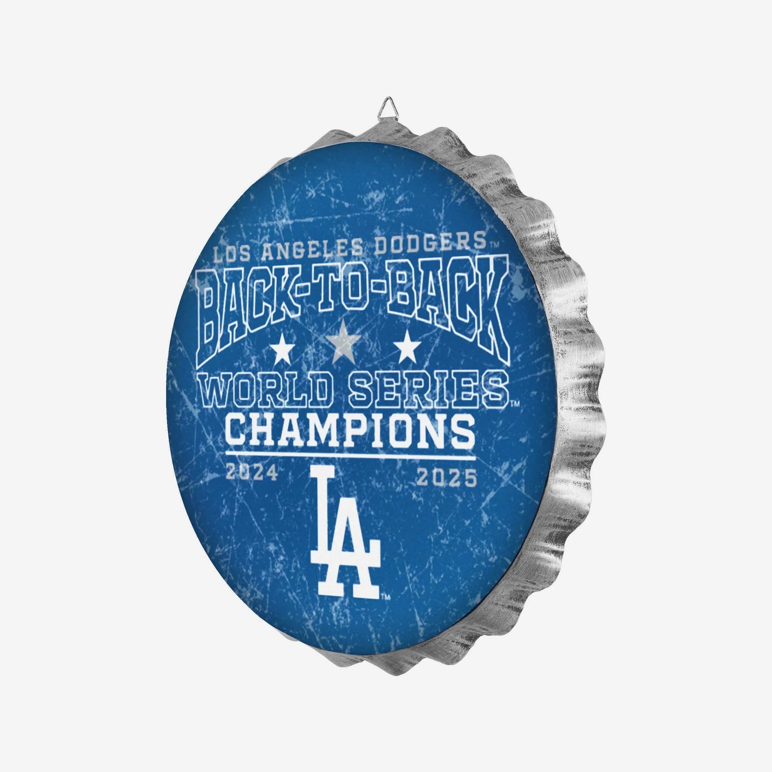 Los Angeles Dodgers 2025 Back To Back World Series Champions Bottle Cap Wall Sign - Image 2