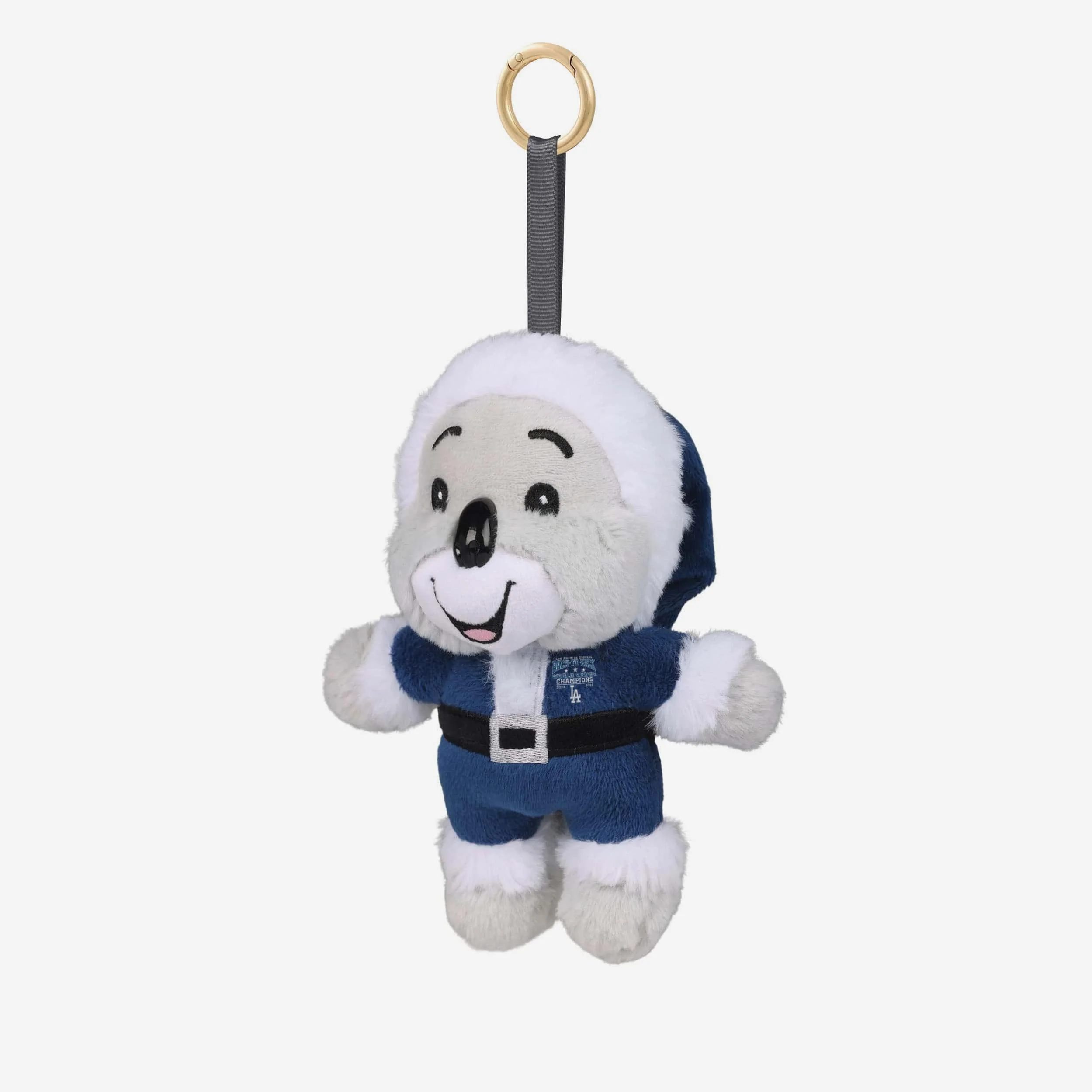 Los Angeles Dodgers 2025 Back To Back World Series Champions Koala Plush Keychain - Image 3