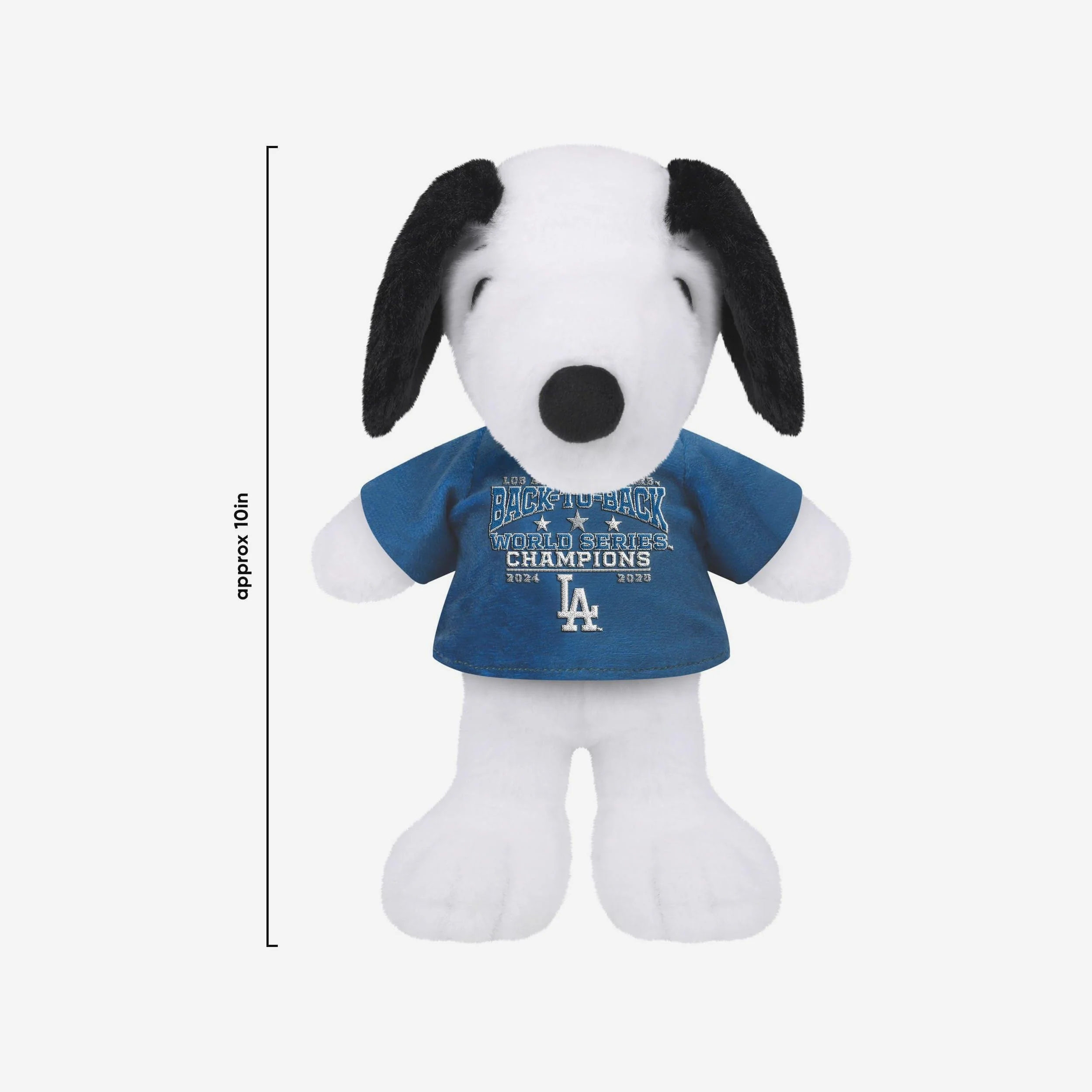 Los Angeles Dodgers 2025 Back To Back World Series Champions Plush Jersey Snoopy - Image 3