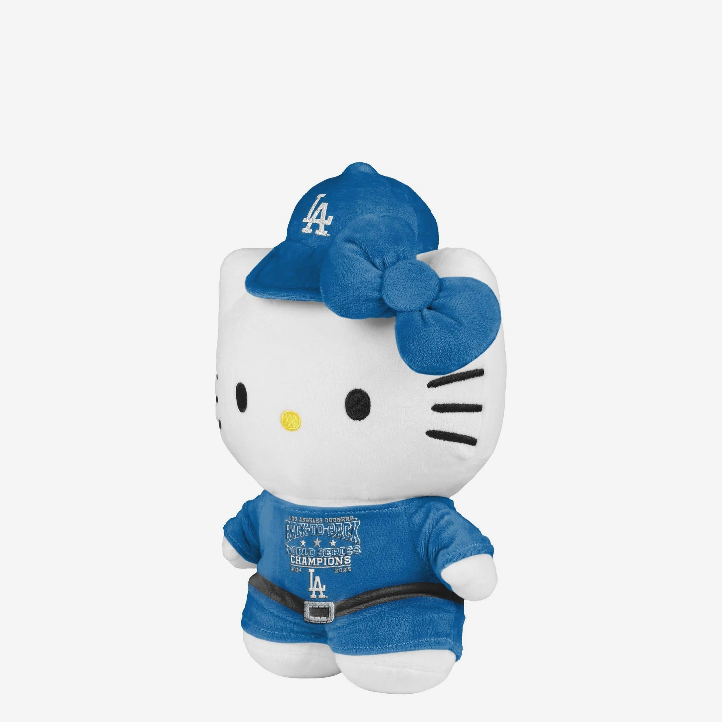 Los Angeles Dodgers 2025 Back To Back World Series Champions Team Color Plush Jersey Hello Kitty® - Image 2