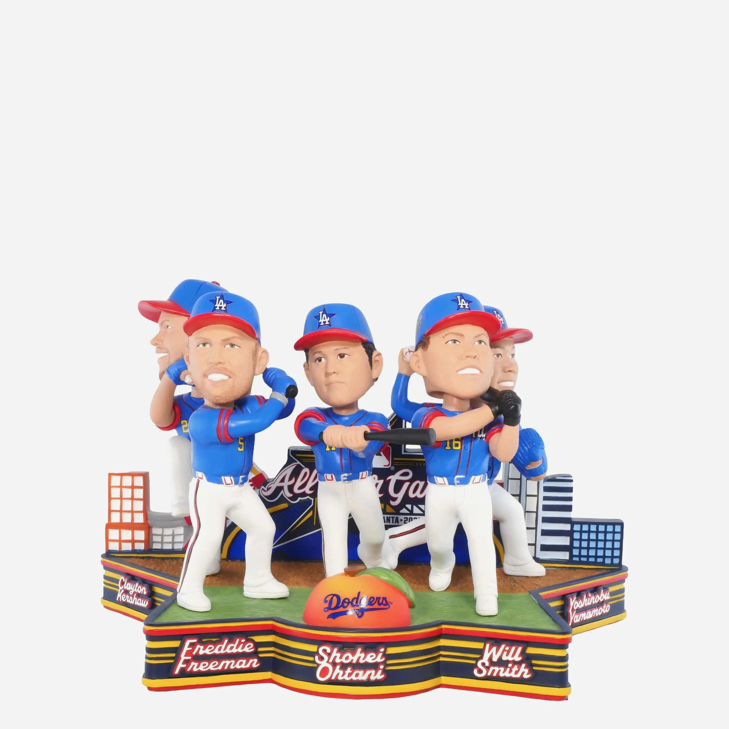 Los Angeles Dodgers 2025 MLB All-Star Mini Bobblehead Scene