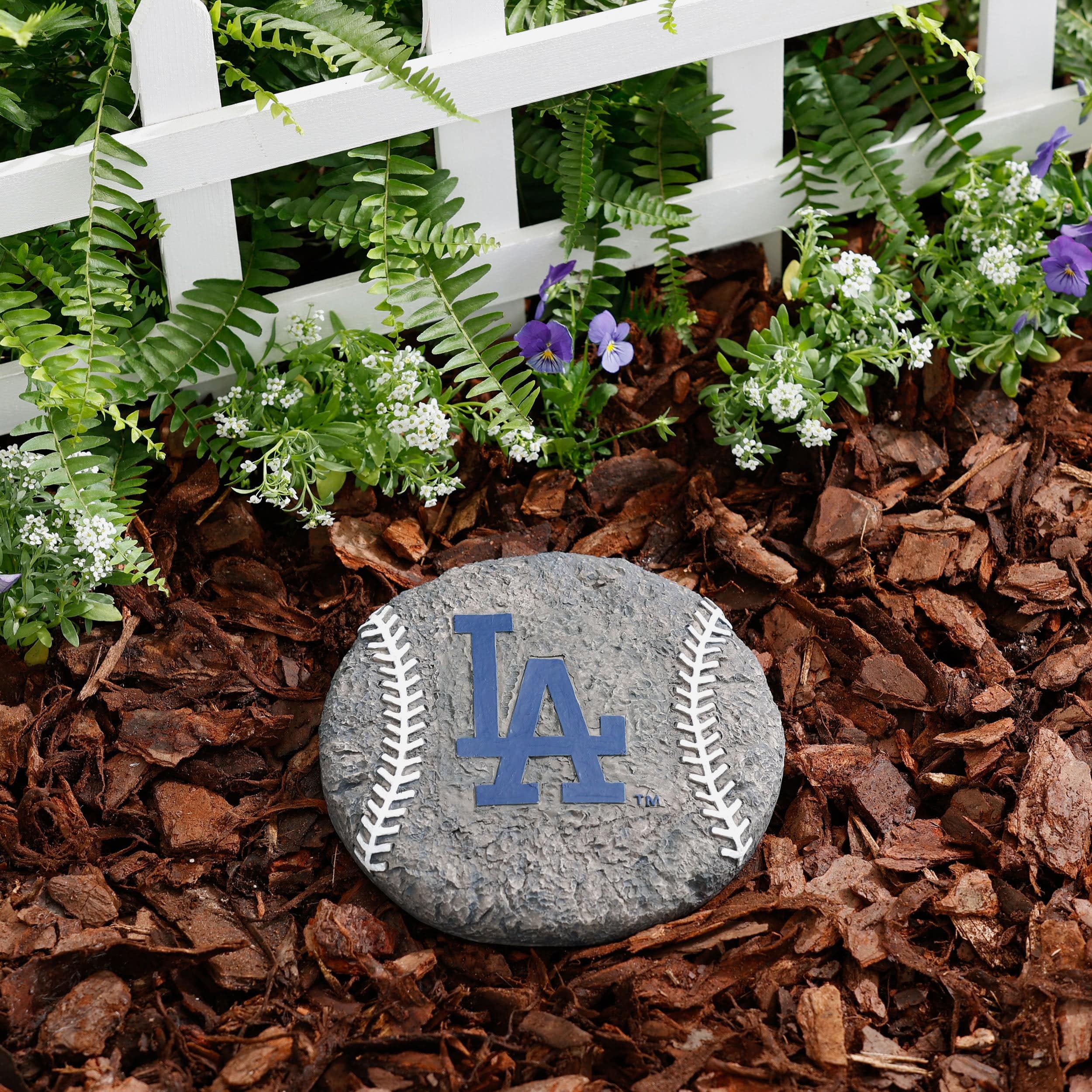 Los Angeles Dodgers Ball Garden Stone - Image 2