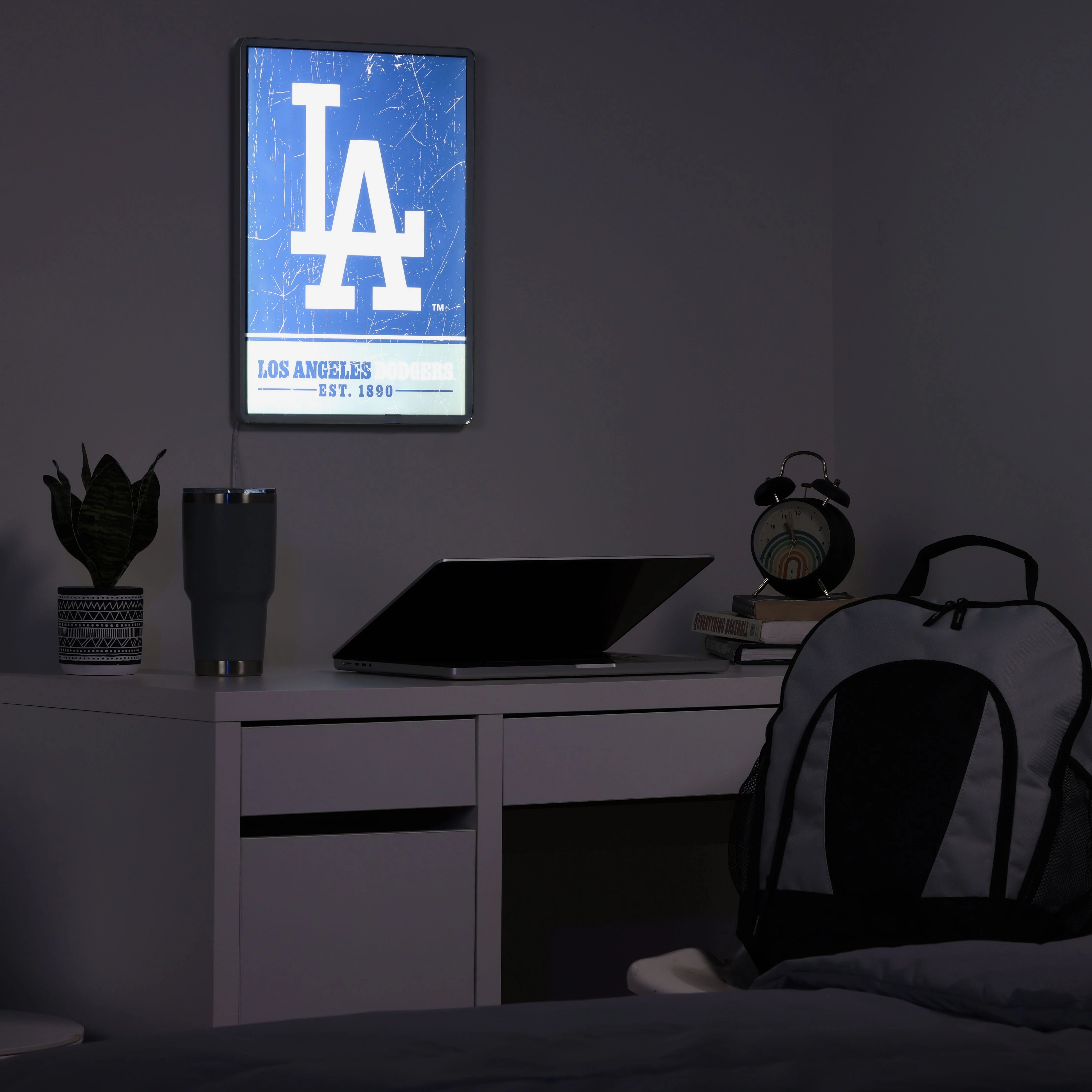 Los Angeles Dodgers Big Logo Backlit Sign - Image 3