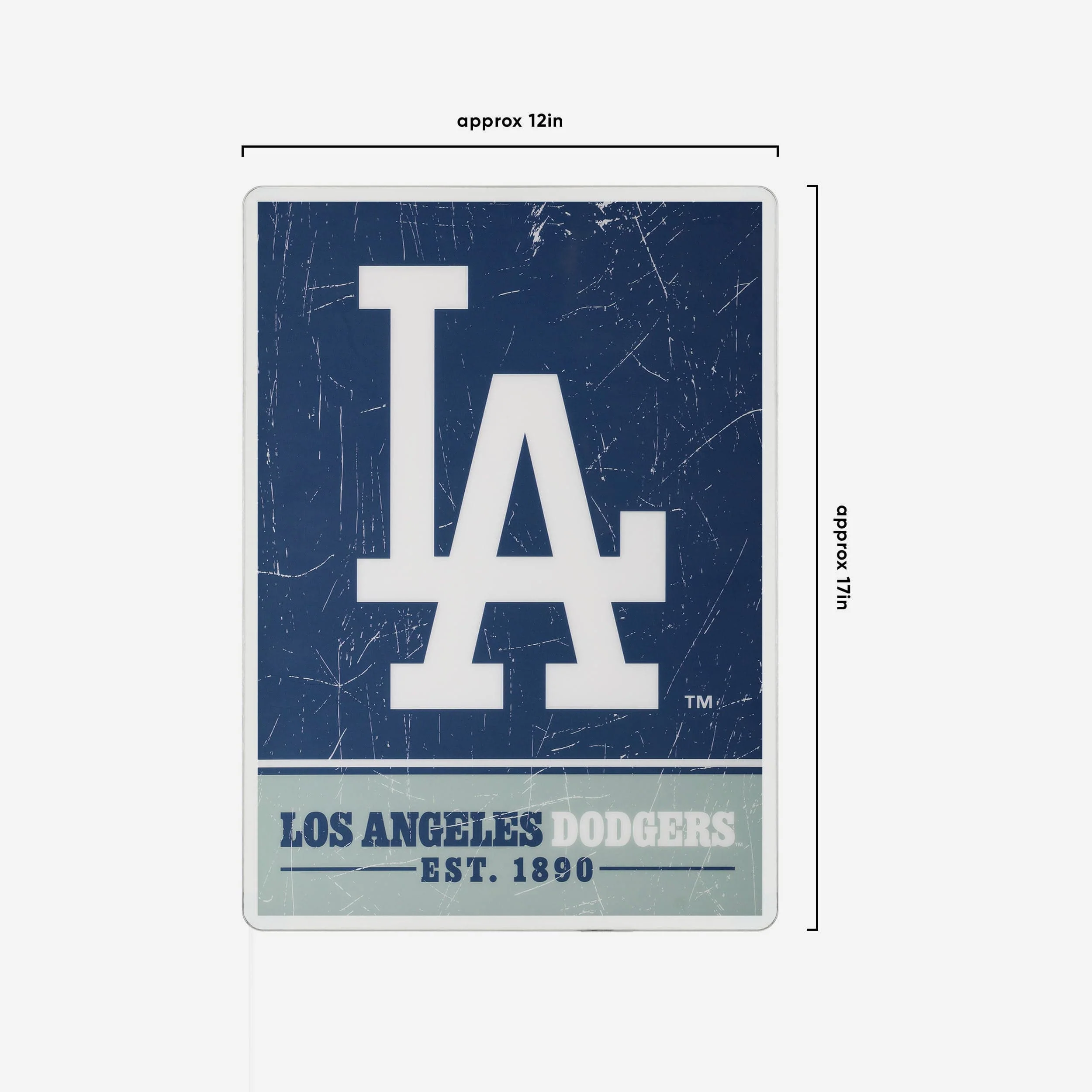 Los Angeles Dodgers Big Logo Backlit Sign - Image 4
