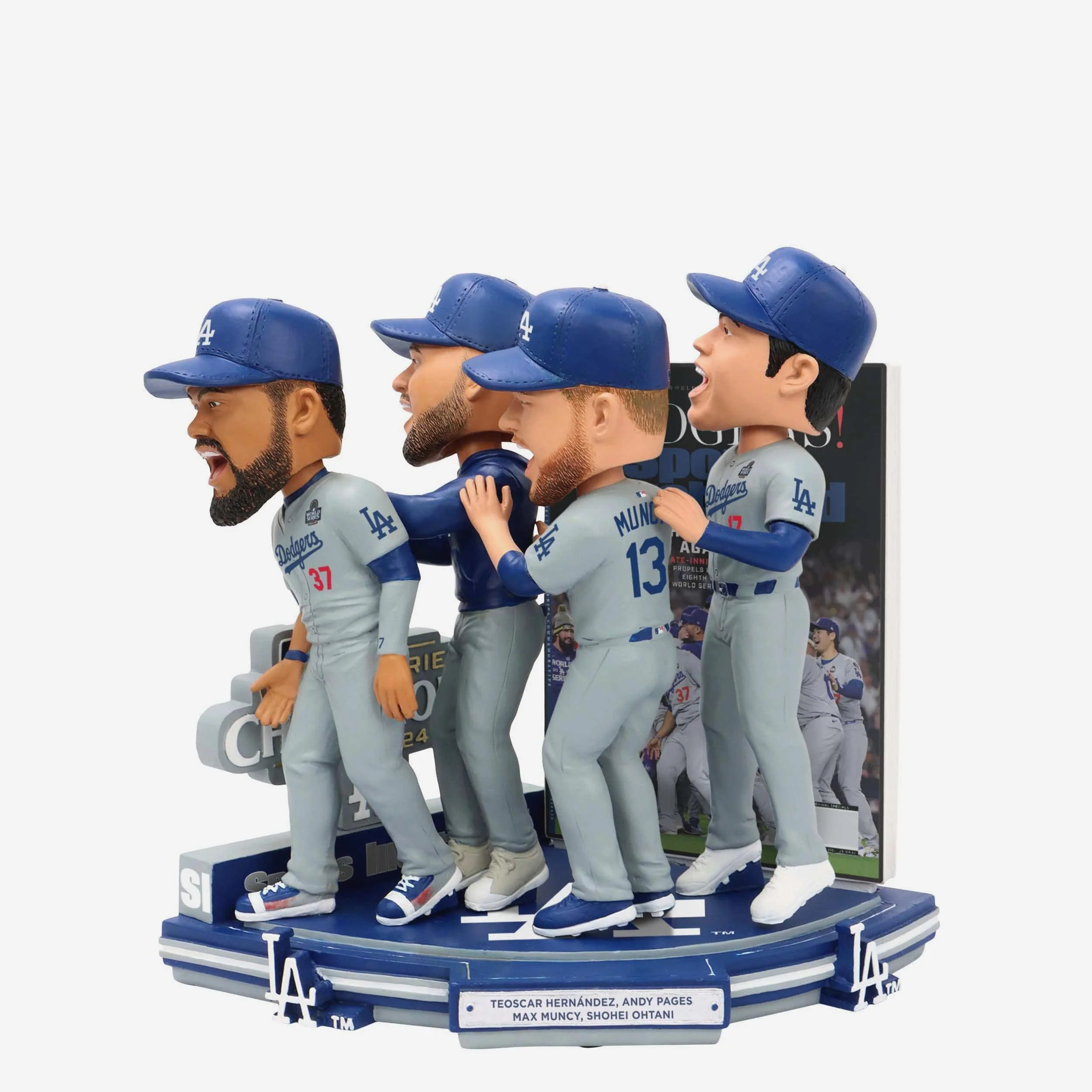 Los Angeles Dodgers Champions Again Sports Illustrated Cover Bobblehead