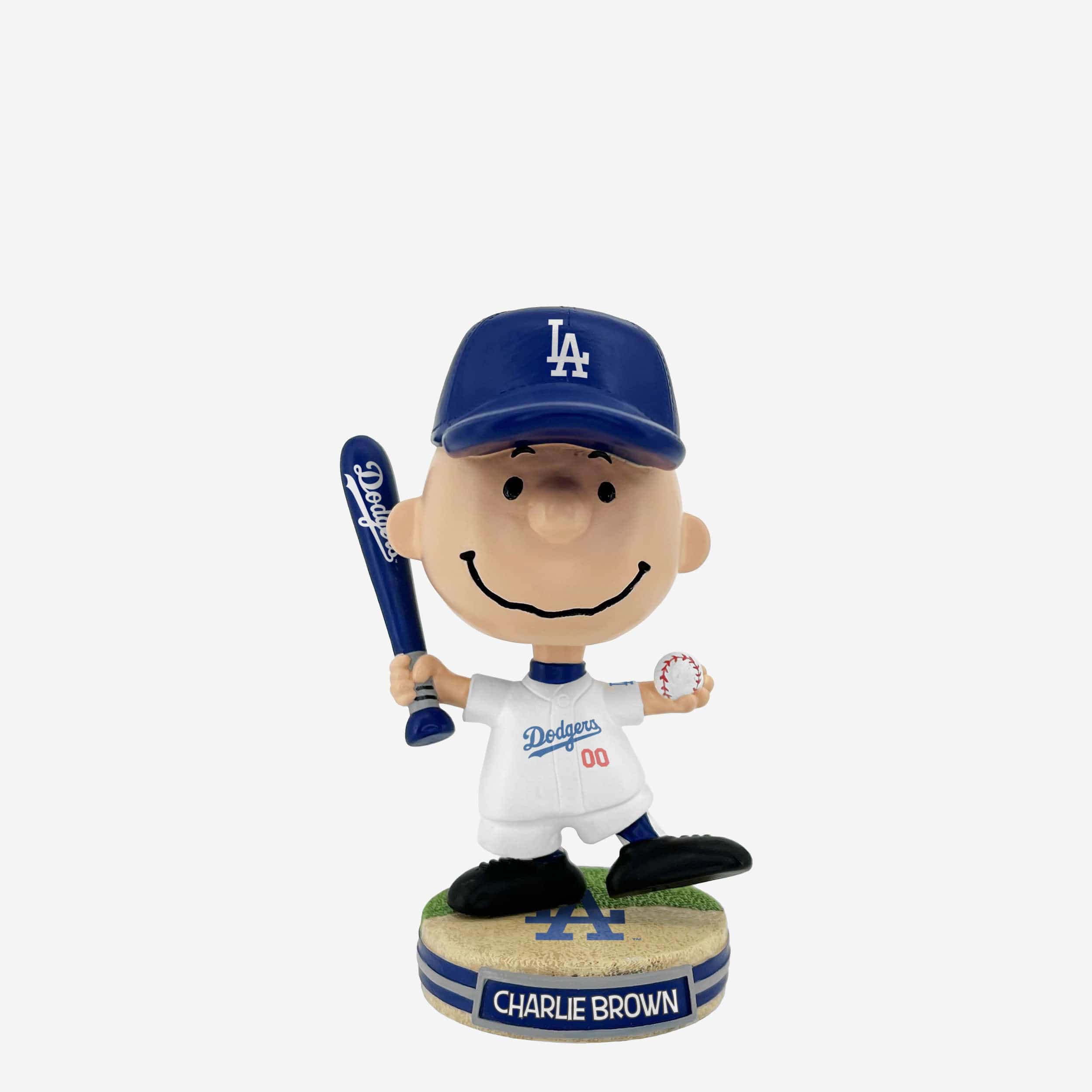 Los Angeles Dodgers Charlie Brown Peanuts Mini Bighead Bobblehead