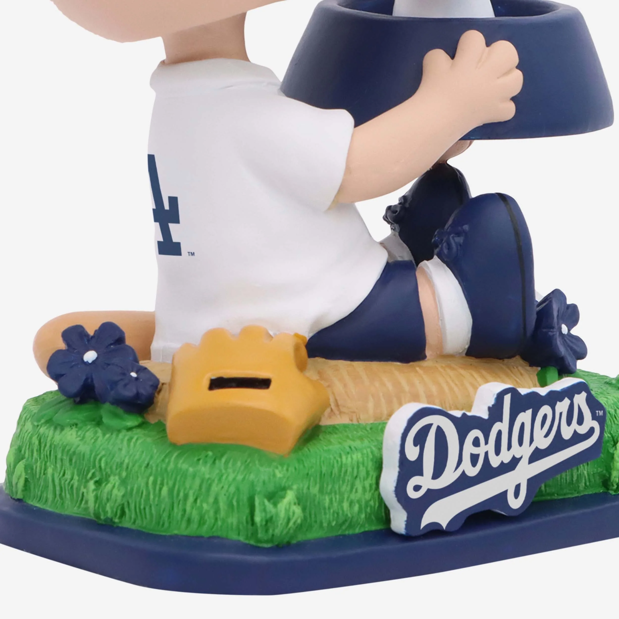 Los Angeles Dodgers Charlie Brown & Snoopy Peanuts Dual Mini Bighead Bobblehead - Image 4