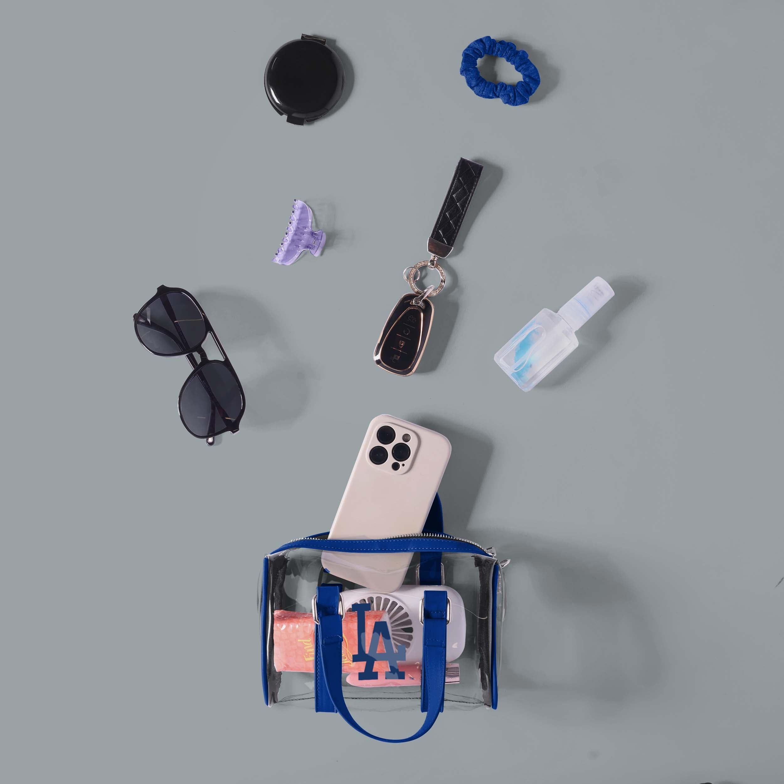 Los Angeles Dodgers Clear Barrel Bag - Image 3