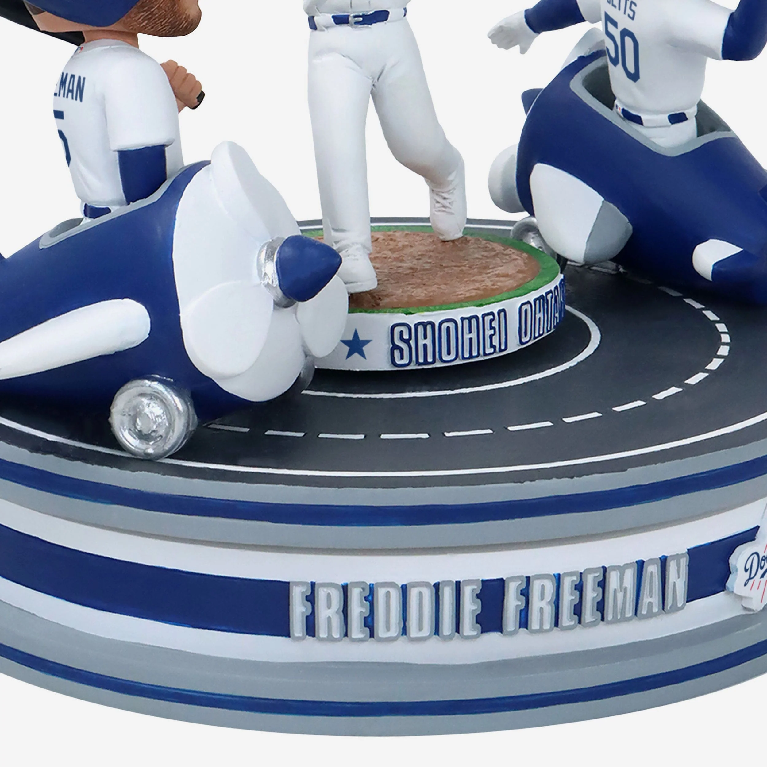 Los Angeles Dodgers Jet Setter Spinner Mini Bobblehead Scene - Image 5