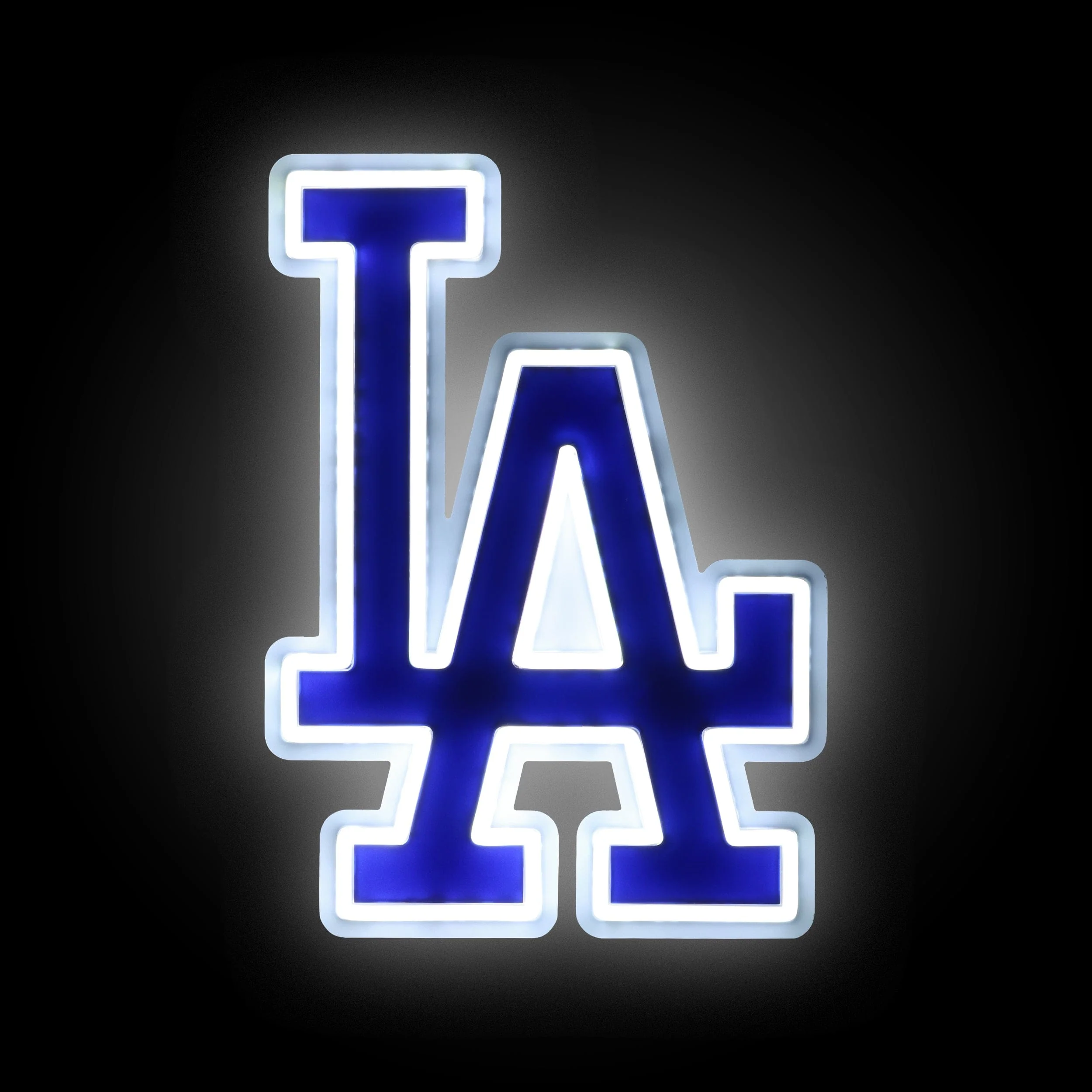 Los Angeles Dodgers LED Neon Light Up Team Logo Sign - Image 2