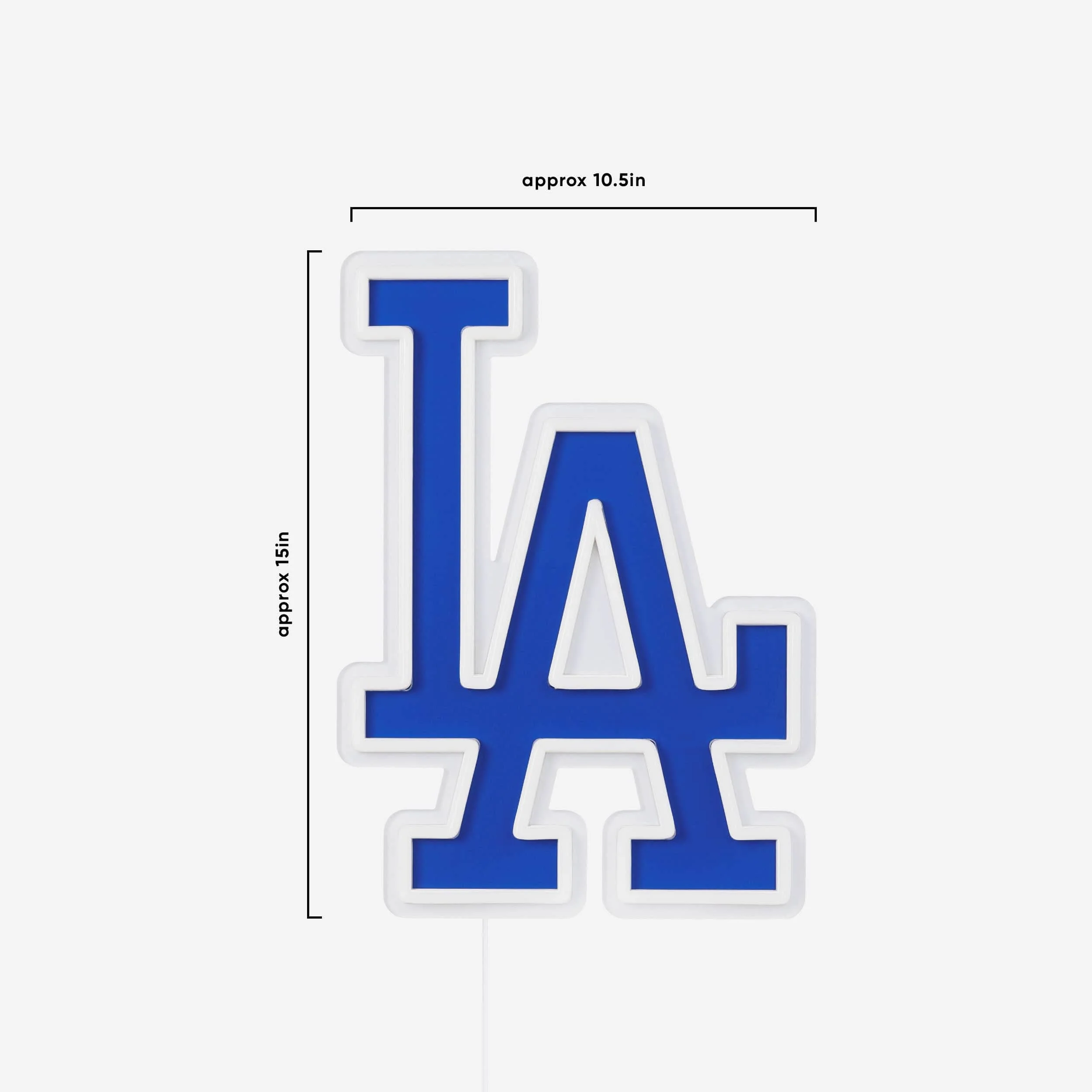 Los Angeles Dodgers LED Neon Light Up Team Logo Sign - Image 5
