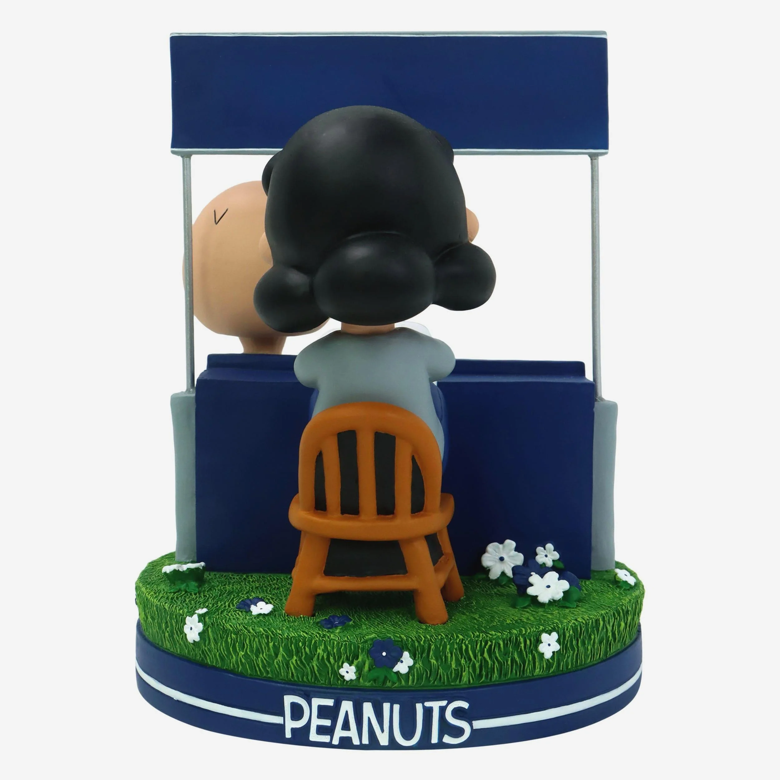 Los Angeles Dodgers Lucy & Charlie Brown Peanuts Psychiatry Stand Dual Bobblehead - Image 6
