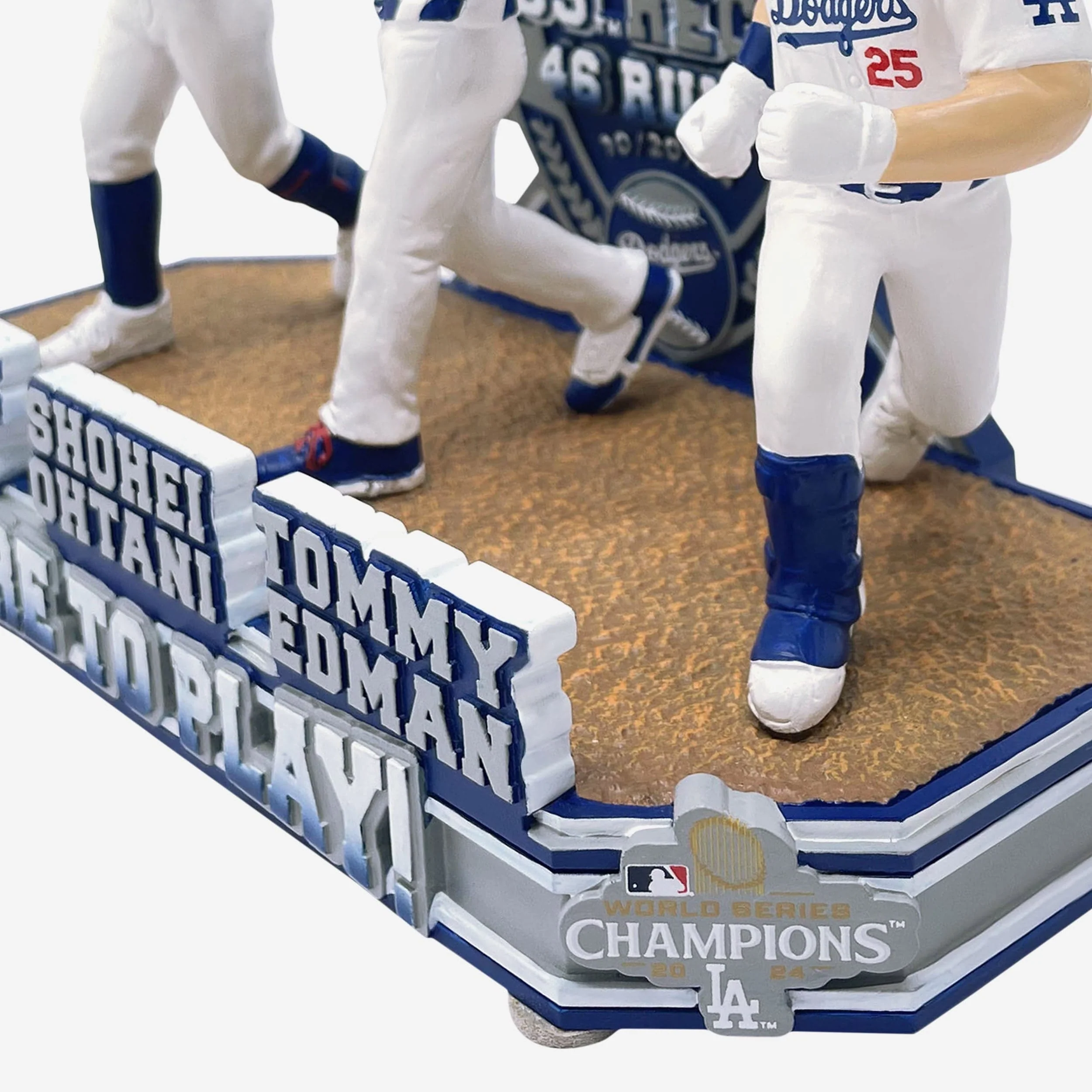 Los Angeles Dodgers Most Runs in NLCS History Mini Bobblehead Scene - Image 5