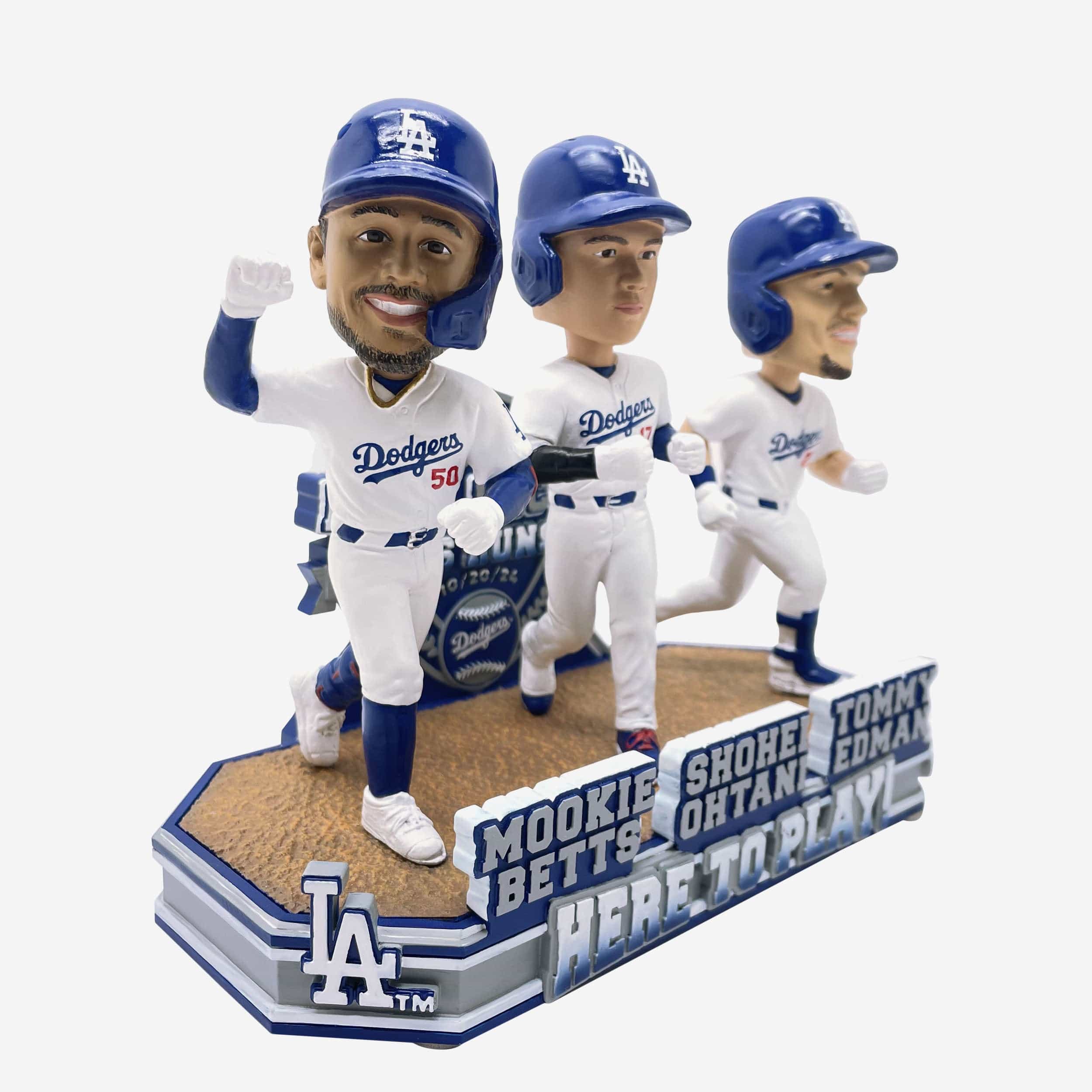 Los Angeles Dodgers Most Runs in NLCS History Mini Bobblehead Scene - Image 6