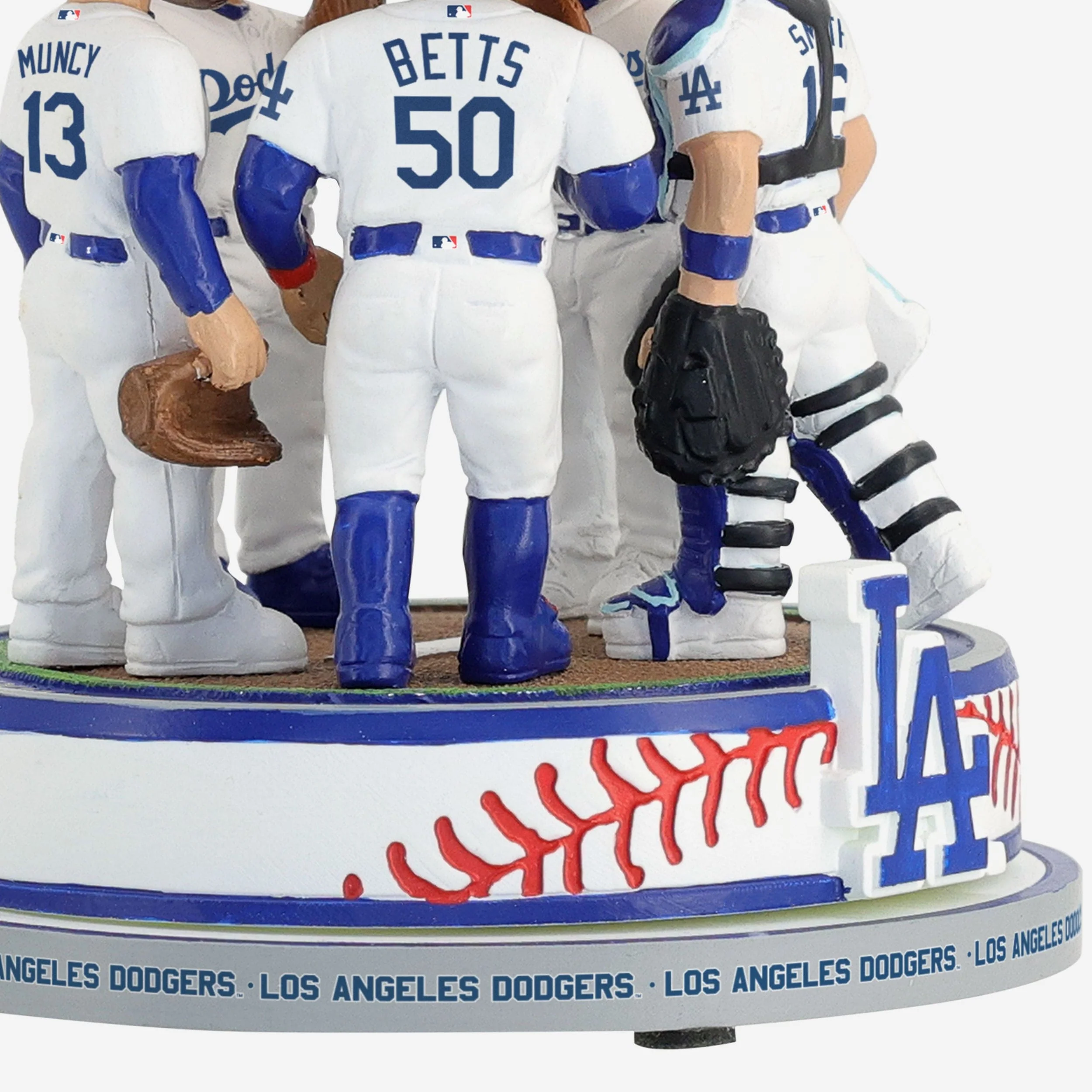 Los Angeles Dodgers Mound Visit Spinner Mini Bobblehead Scene - Image 3