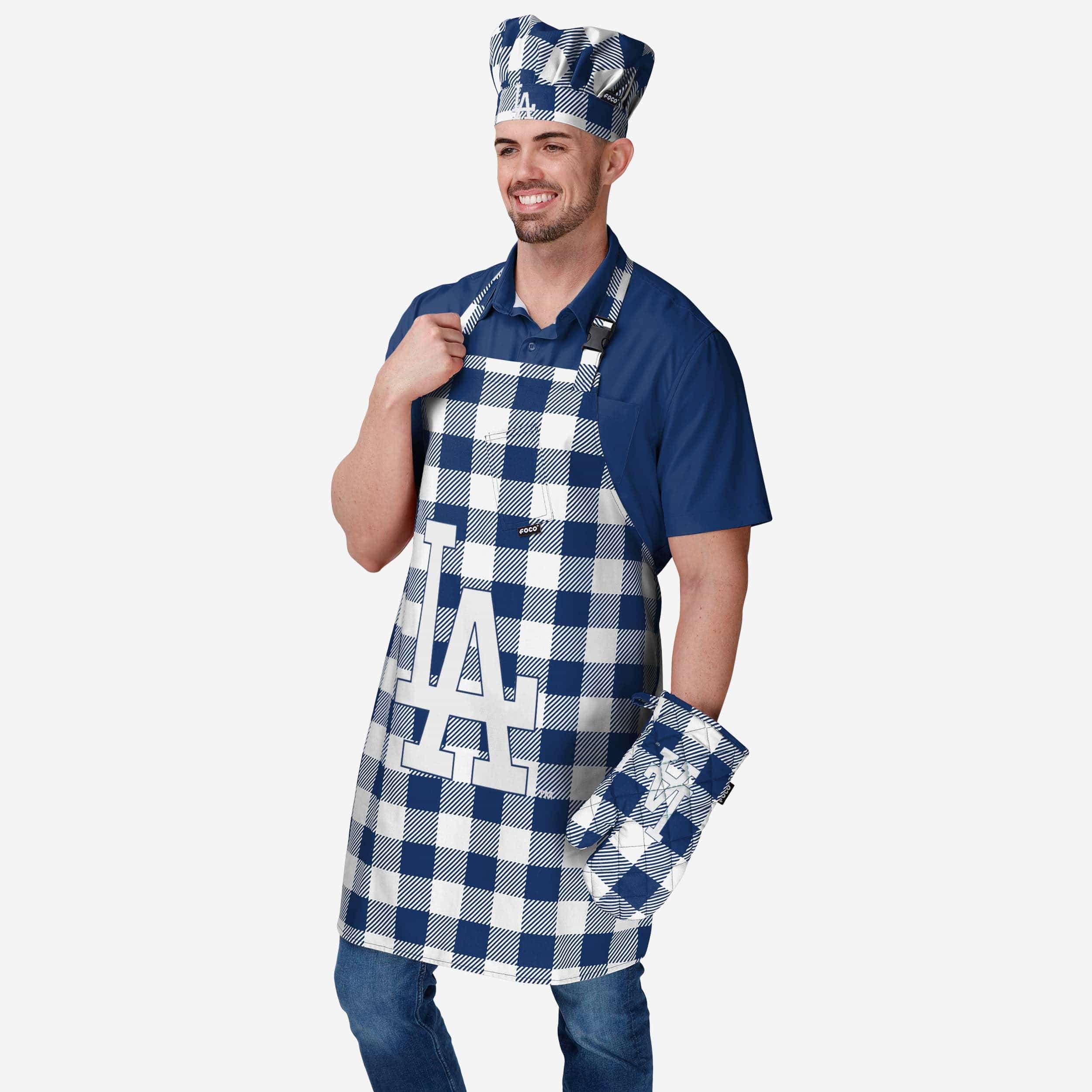Los Angeles Dodgers Plaid Chef Set - Image 2
