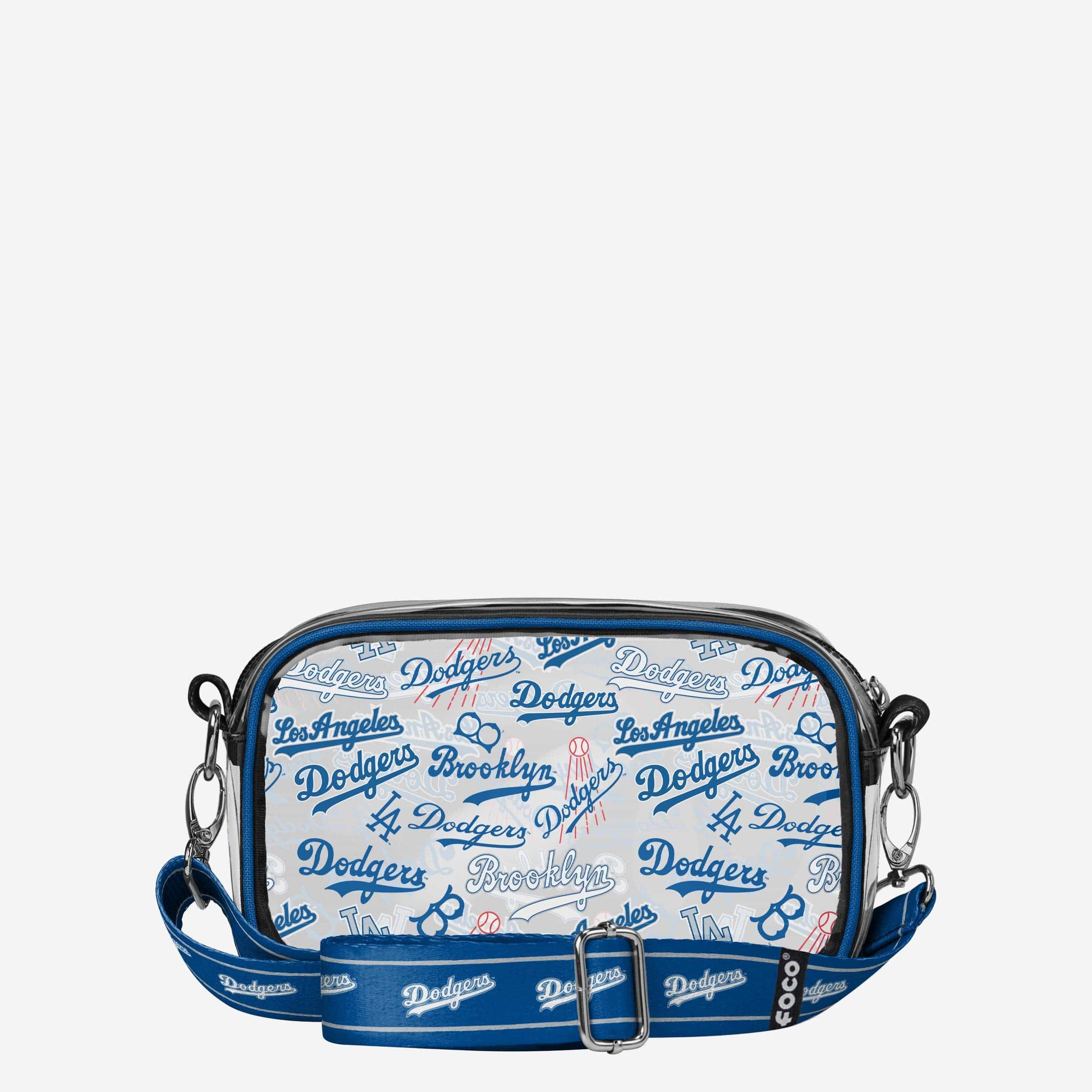 Los Angeles Dodgers Repeat Retro Print Clear Crossbody Bag - Image 5