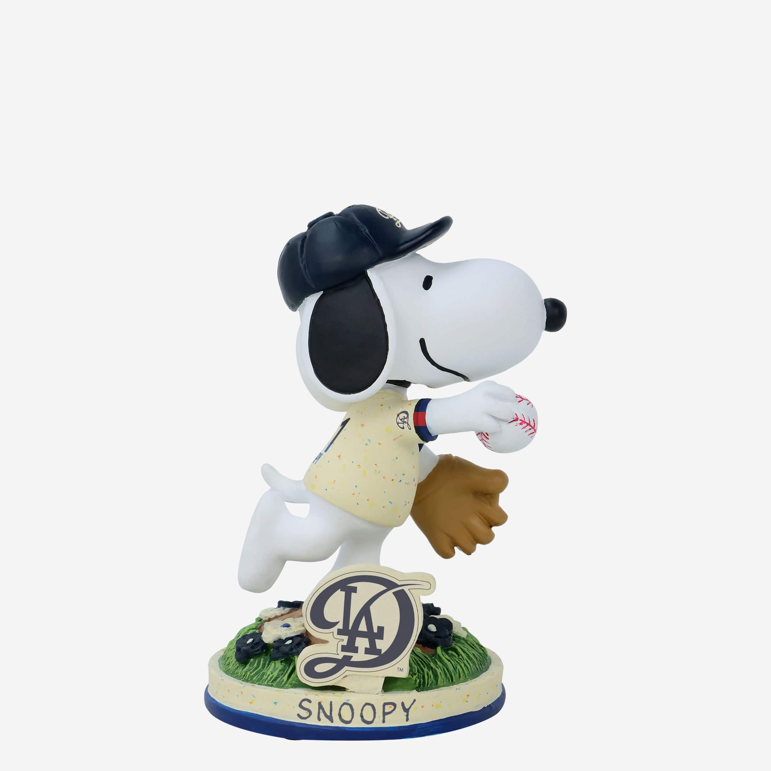 Los Angeles Dodgers Snoopy Peanuts City Connect Bobblehead