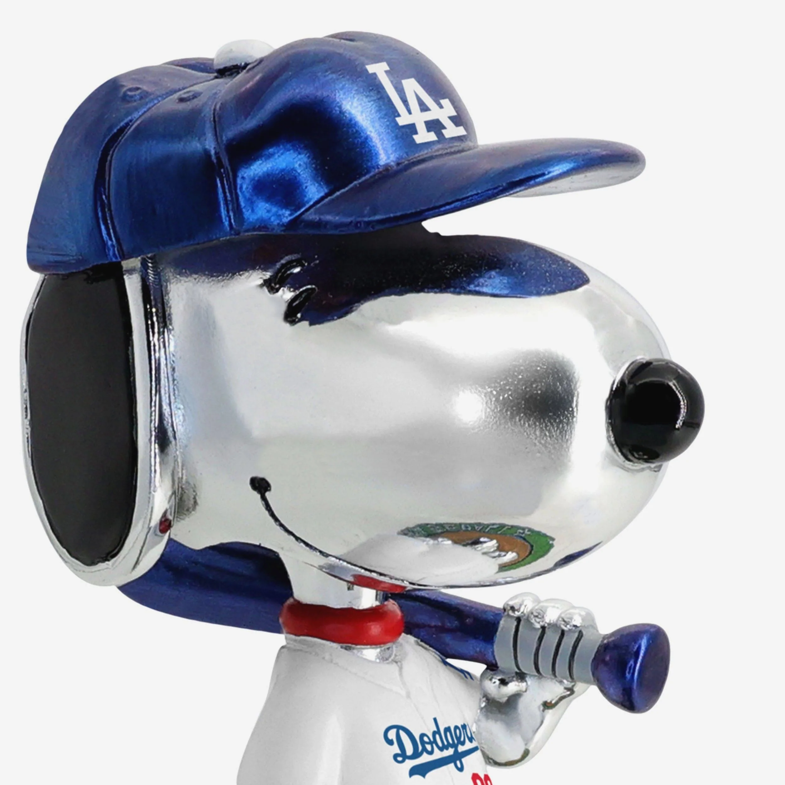 Los Angeles Dodgers Snoopy Peanuts Electroplated Bighead Bobblehead - Image 2