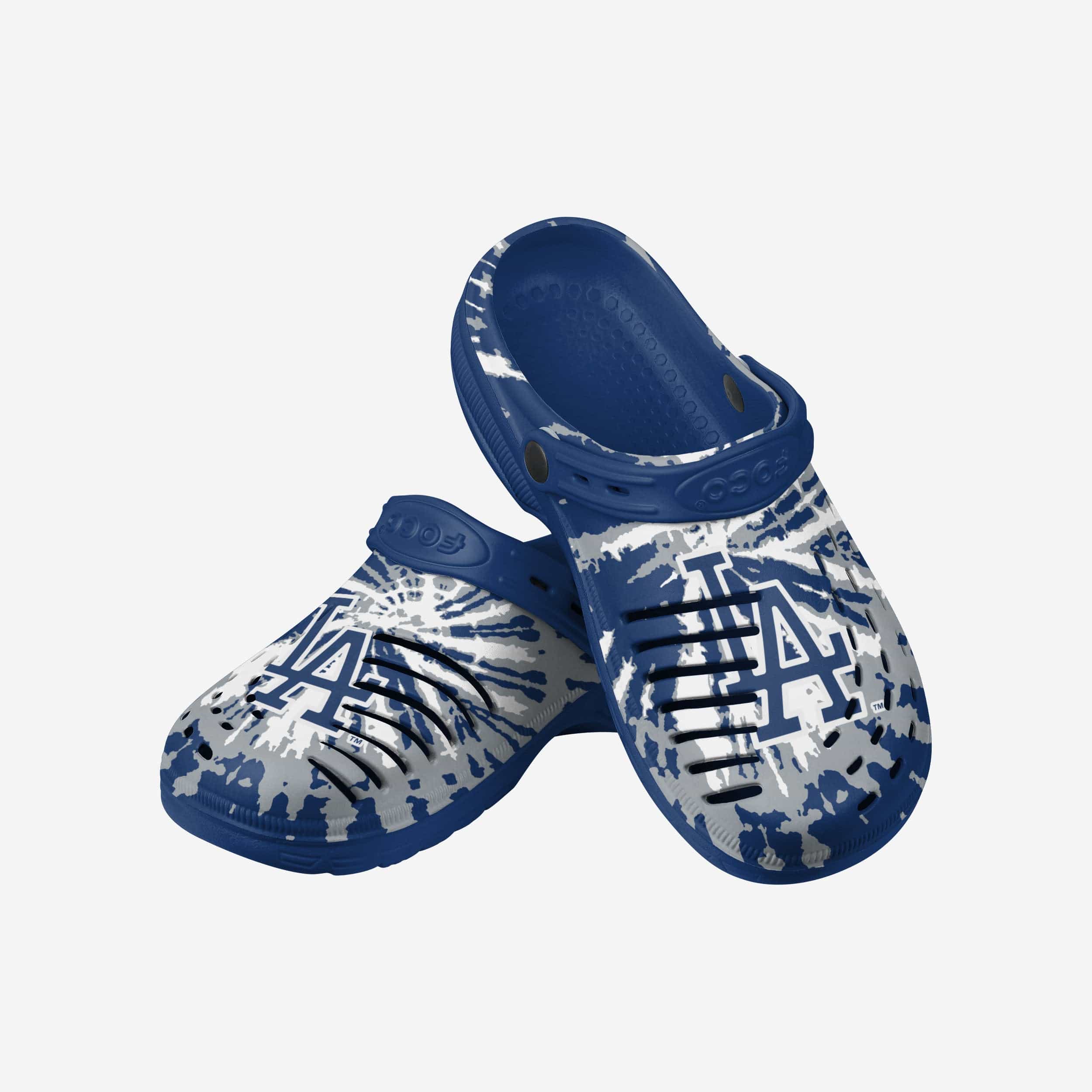 Los Angeles Dodgers Tie-Dye Clog With Strap - Image 3