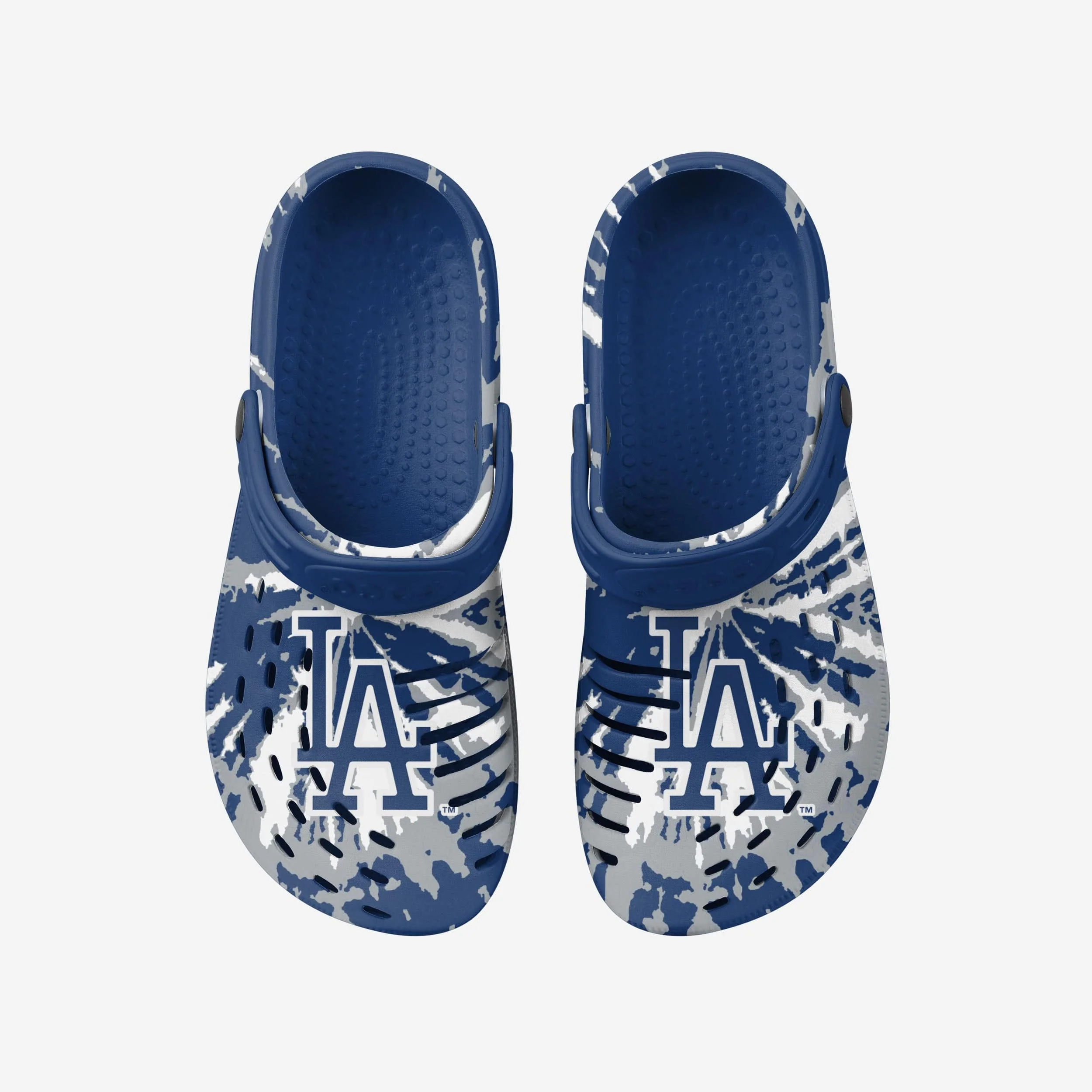 Los Angeles Dodgers Tie-Dye Clog With Strap - Image 4