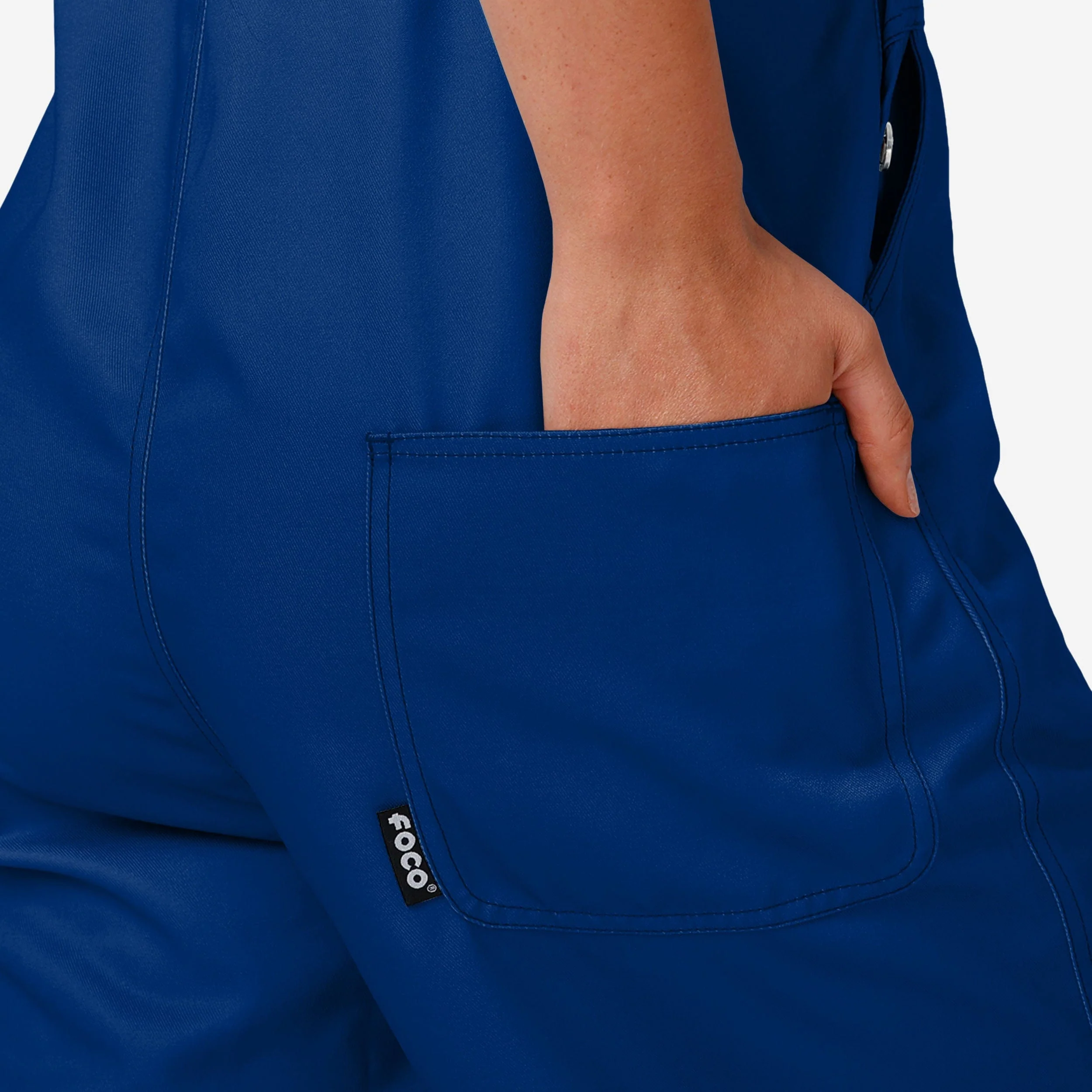 Los Angeles Dodgers Womens Big Logo Bib Overalls - Image 6