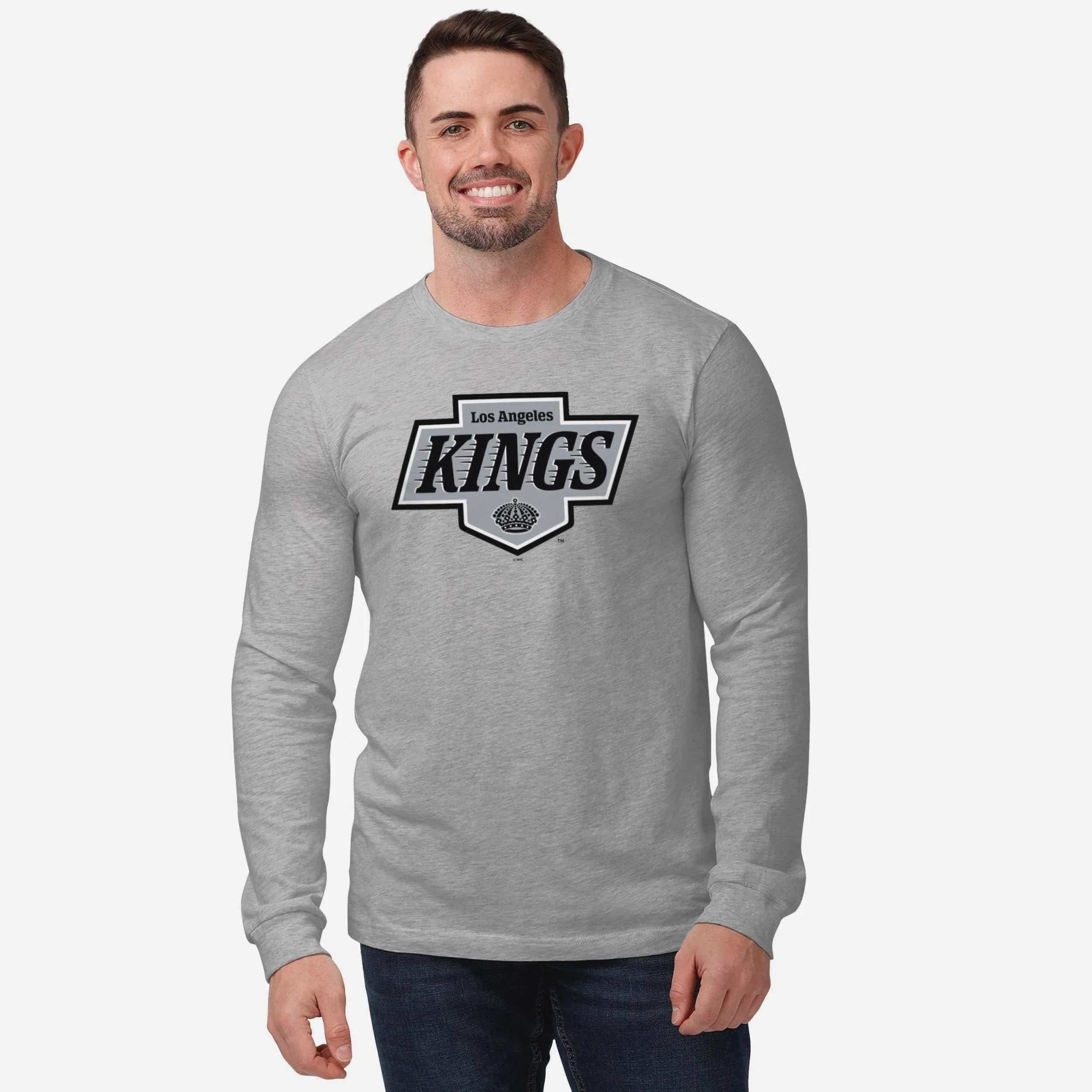 Los Angeles Kings Primary Logo Long Sleeve T-Shirt - Image 6