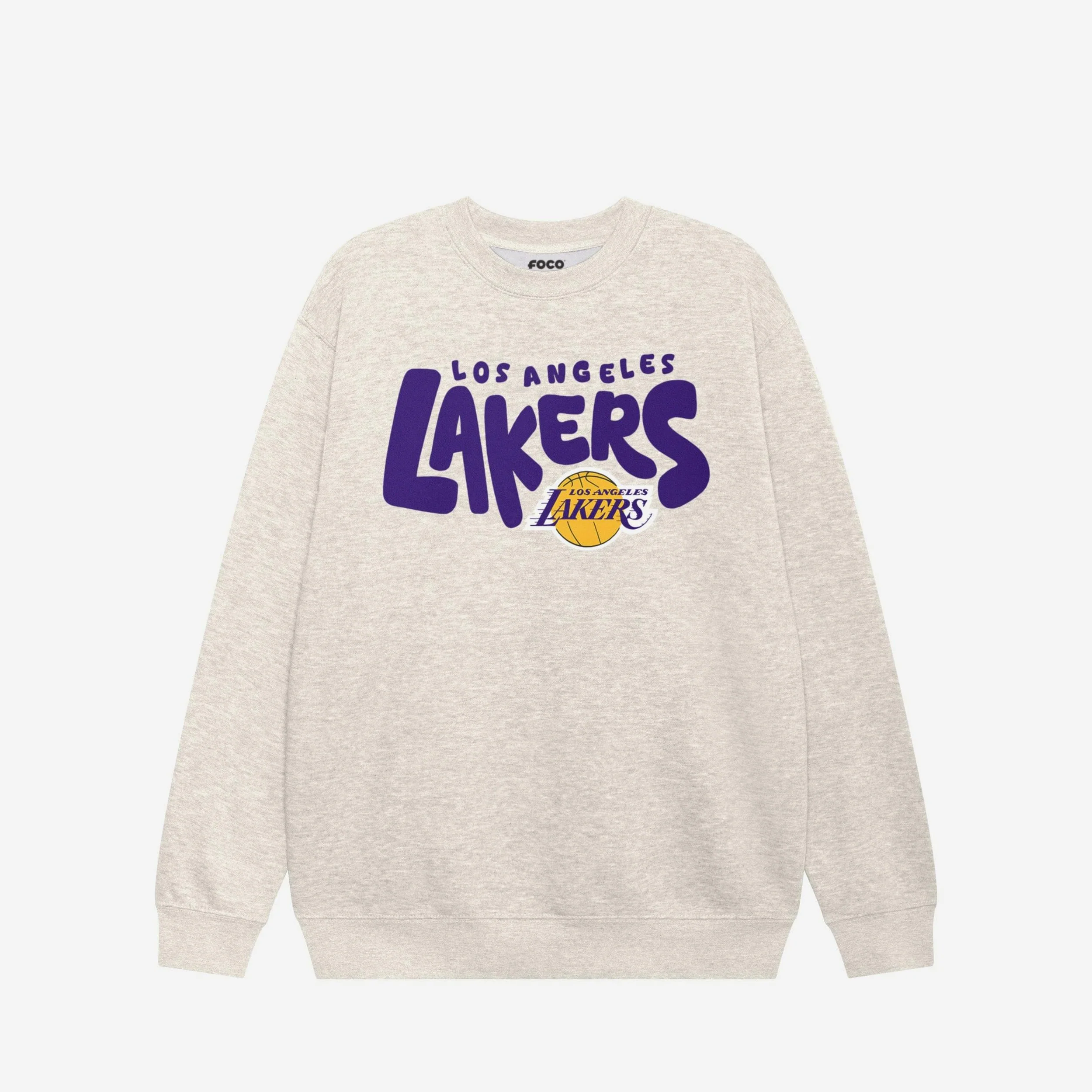 Los Angeles Lakers Bubble Crew Neck Sweatshirt