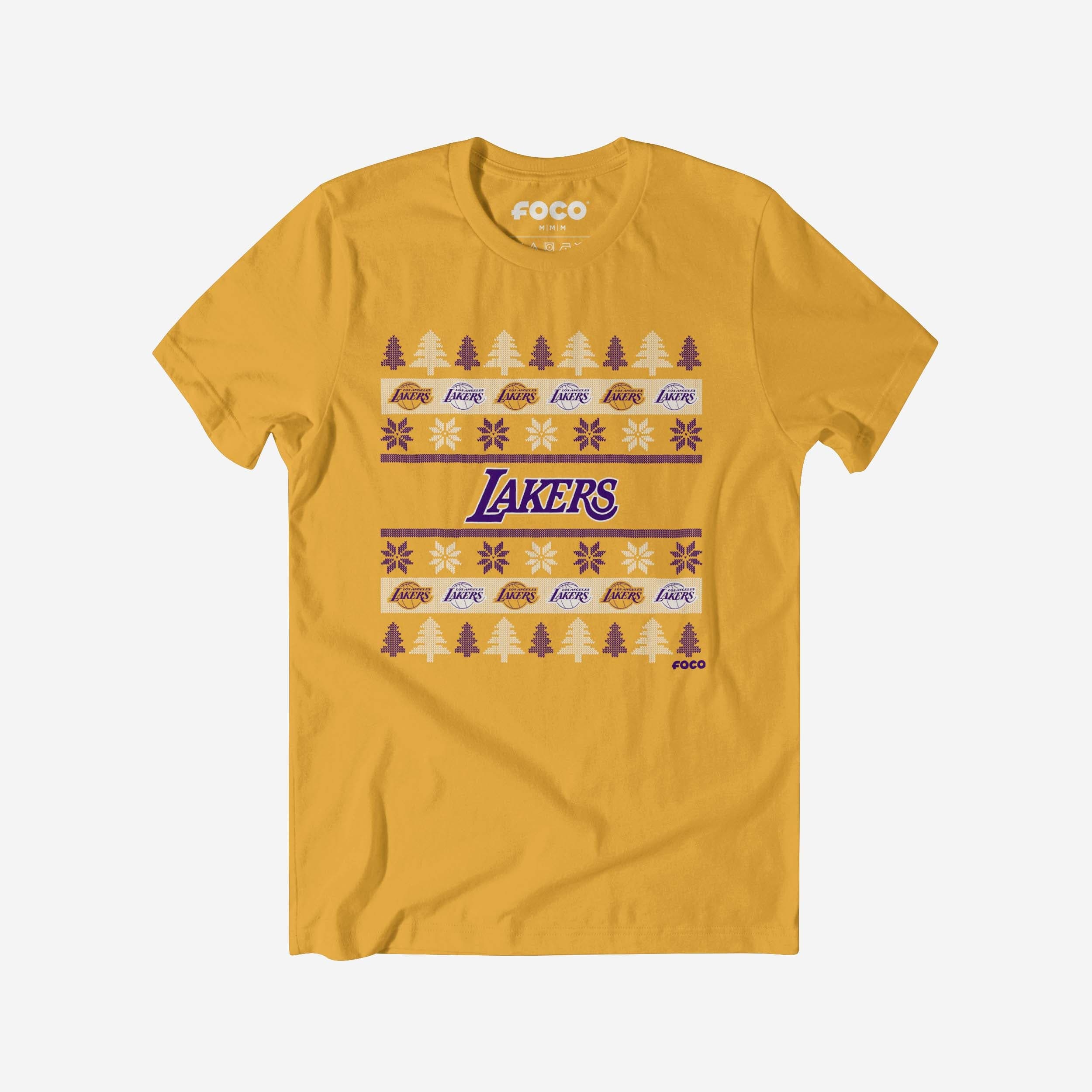 Los Angeles Lakers Holiday Sweater T-Shirt - Image 5