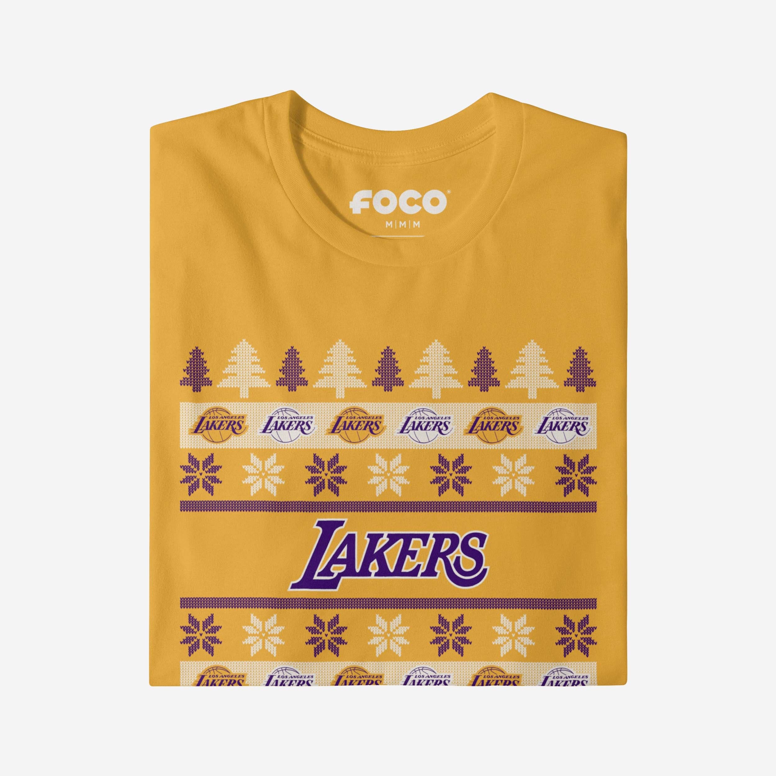 Los Angeles Lakers Holiday Sweater T-Shirt - Image 8