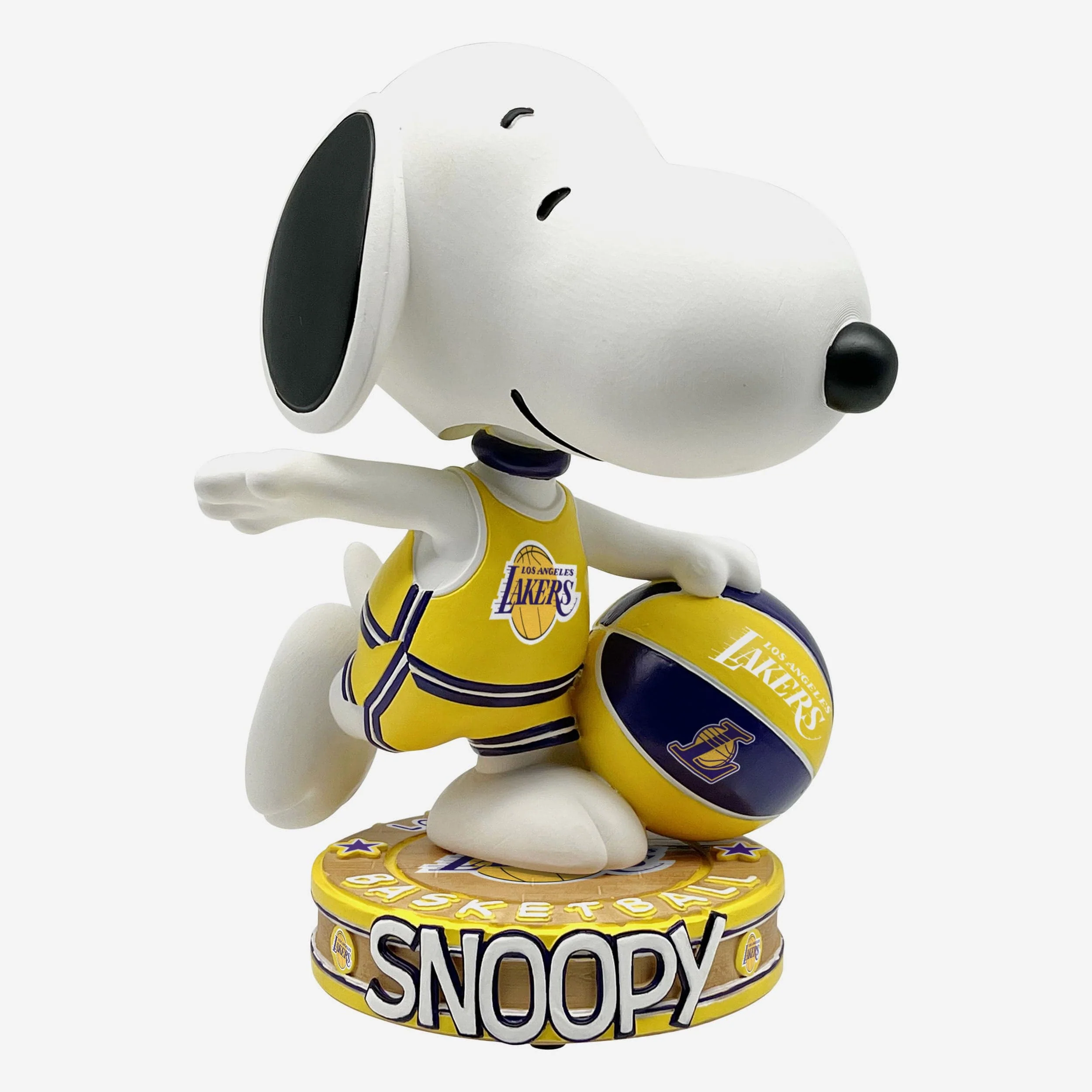 Los Angeles Lakers Snoopy Peanuts Bighead Bobblehead
