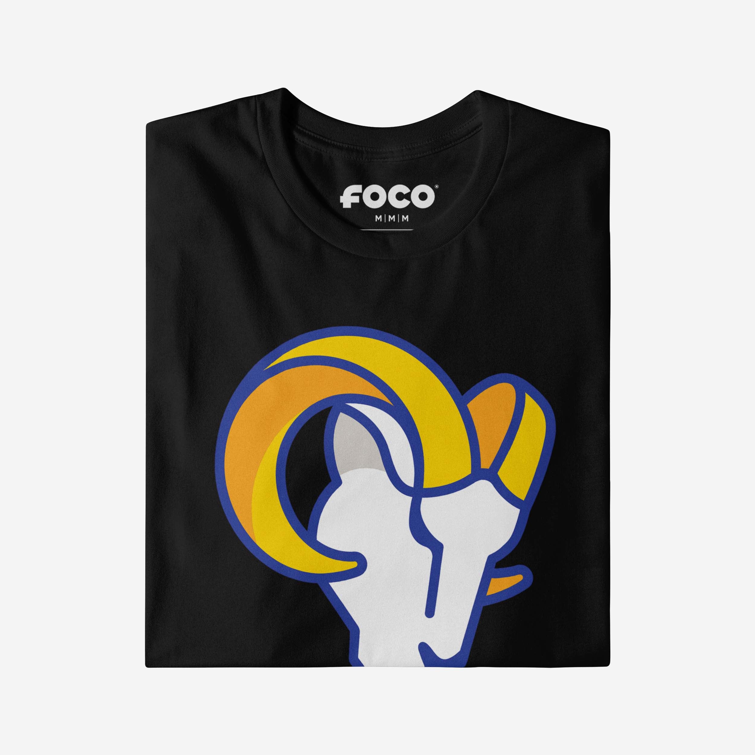 Los Angeles Rams 2020 Retro Primary Logo Long Sleeve T-Shirt - Image 8