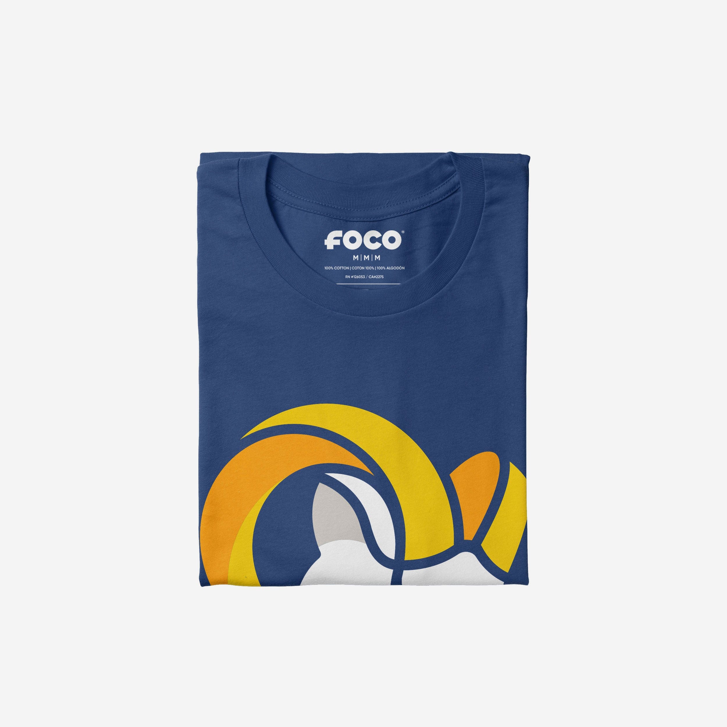 Los Angeles Rams 2020 Retro Primary Logo T-Shirt - Image 4