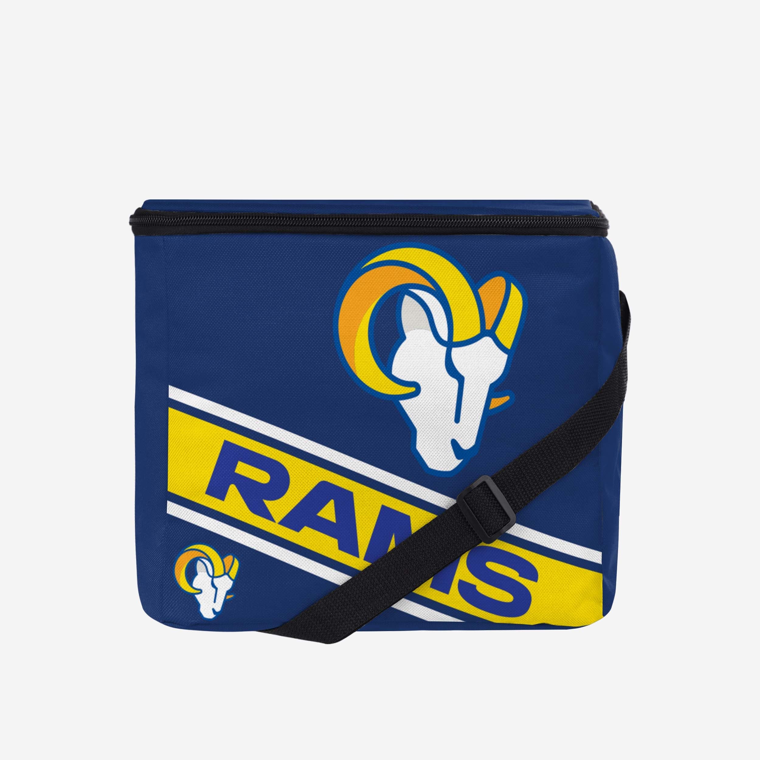 Los Angeles Rams Big Logo Stripe 12 Pack Cooler