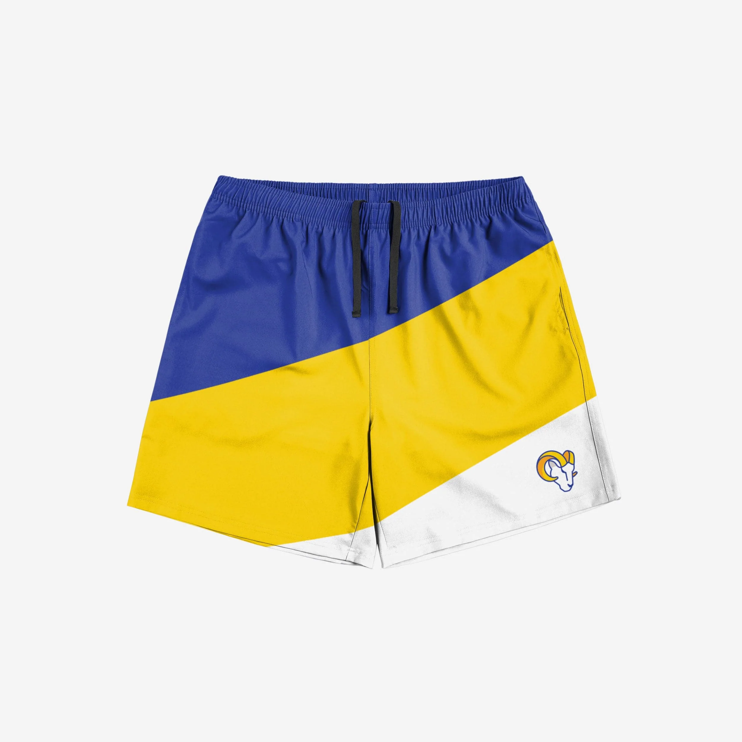 Los Angeles Rams Colorblock Double Down Liner Training Shorts - Image 3