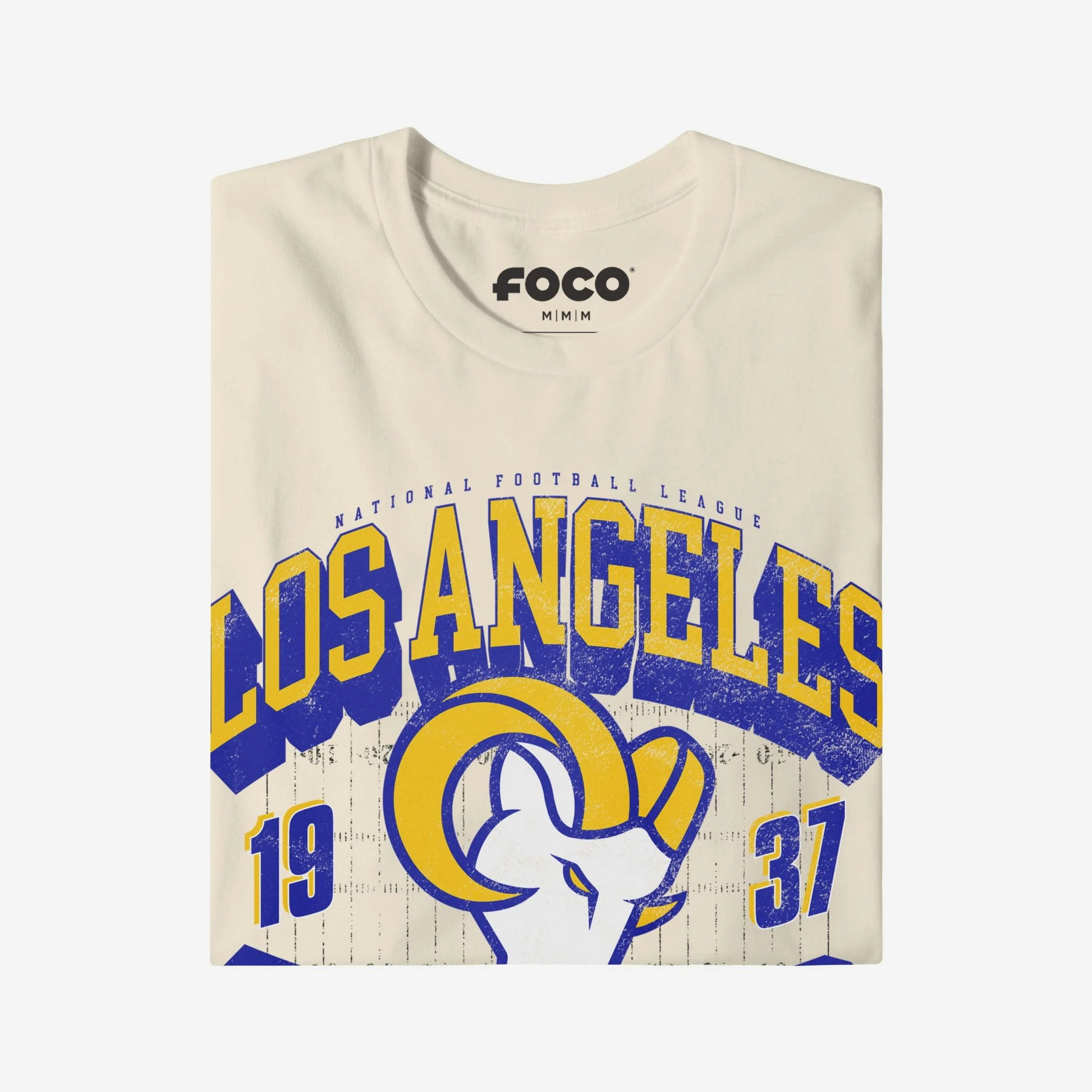 Los Angeles Rams Field Arched Wordmark T-Shirt - Image 3