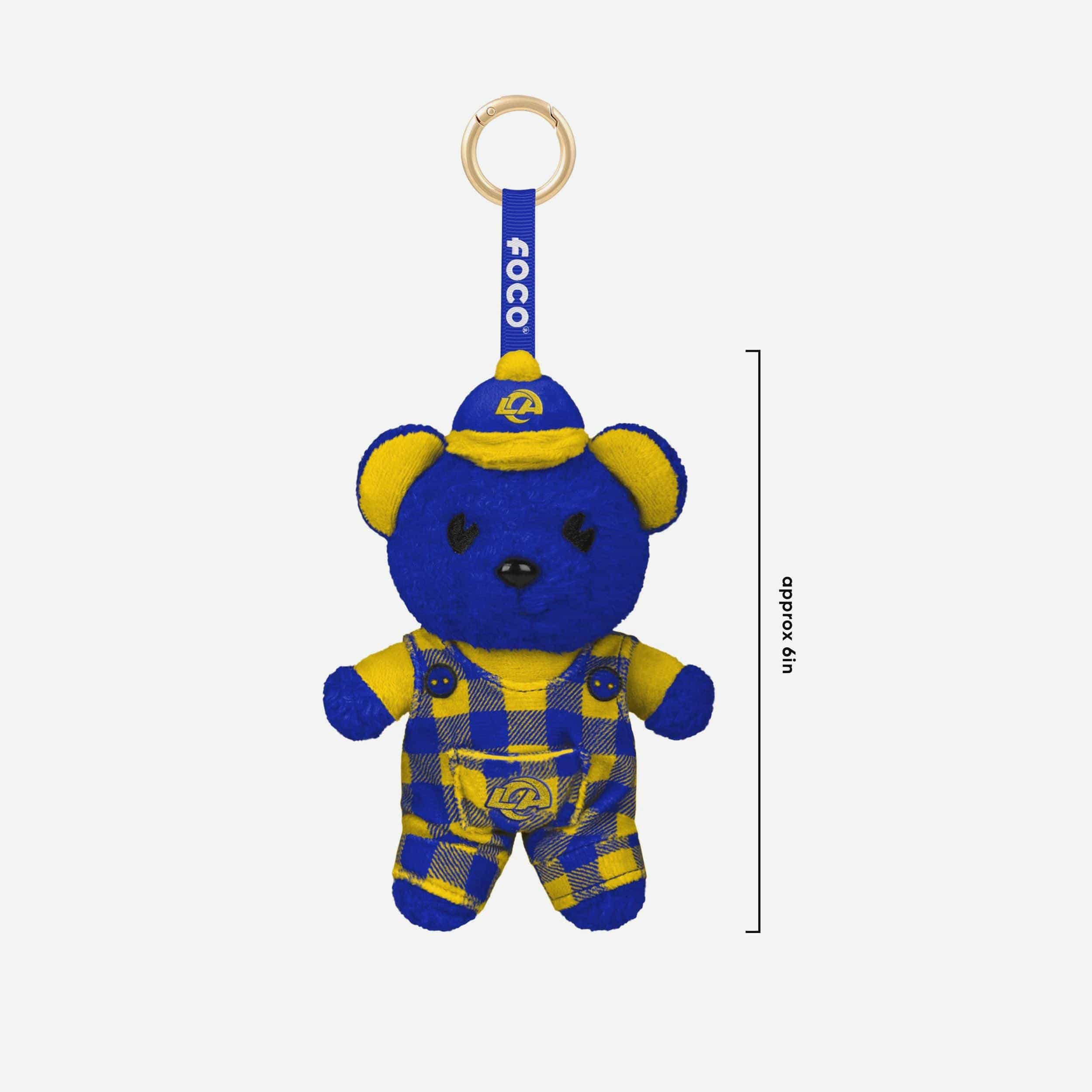 Los Angeles Rams FOOCOOS Plush Bag Charm Keychain Blind Box Series 1 - Image 3