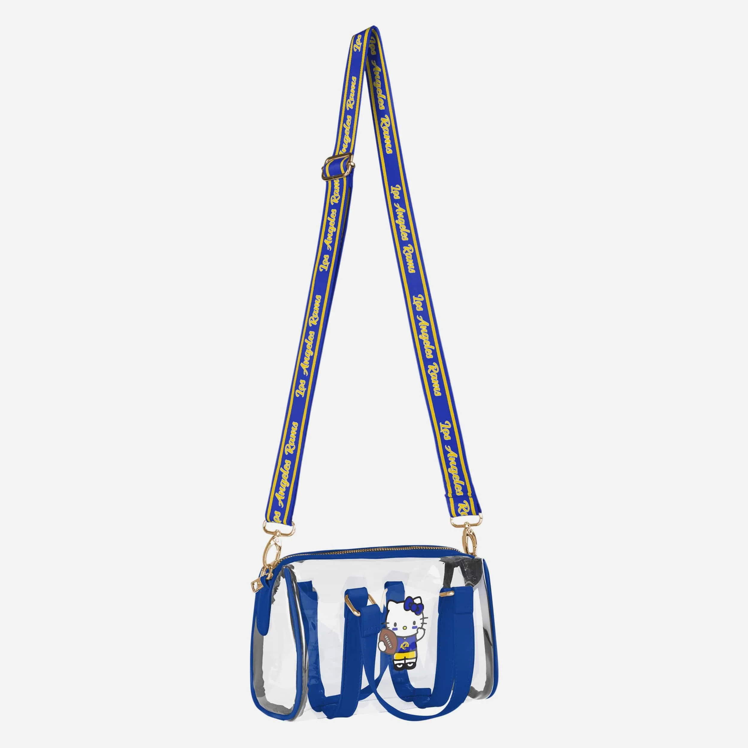 Los Angeles Rams Hello Kitty® Clear Barrel Bag - Image 2