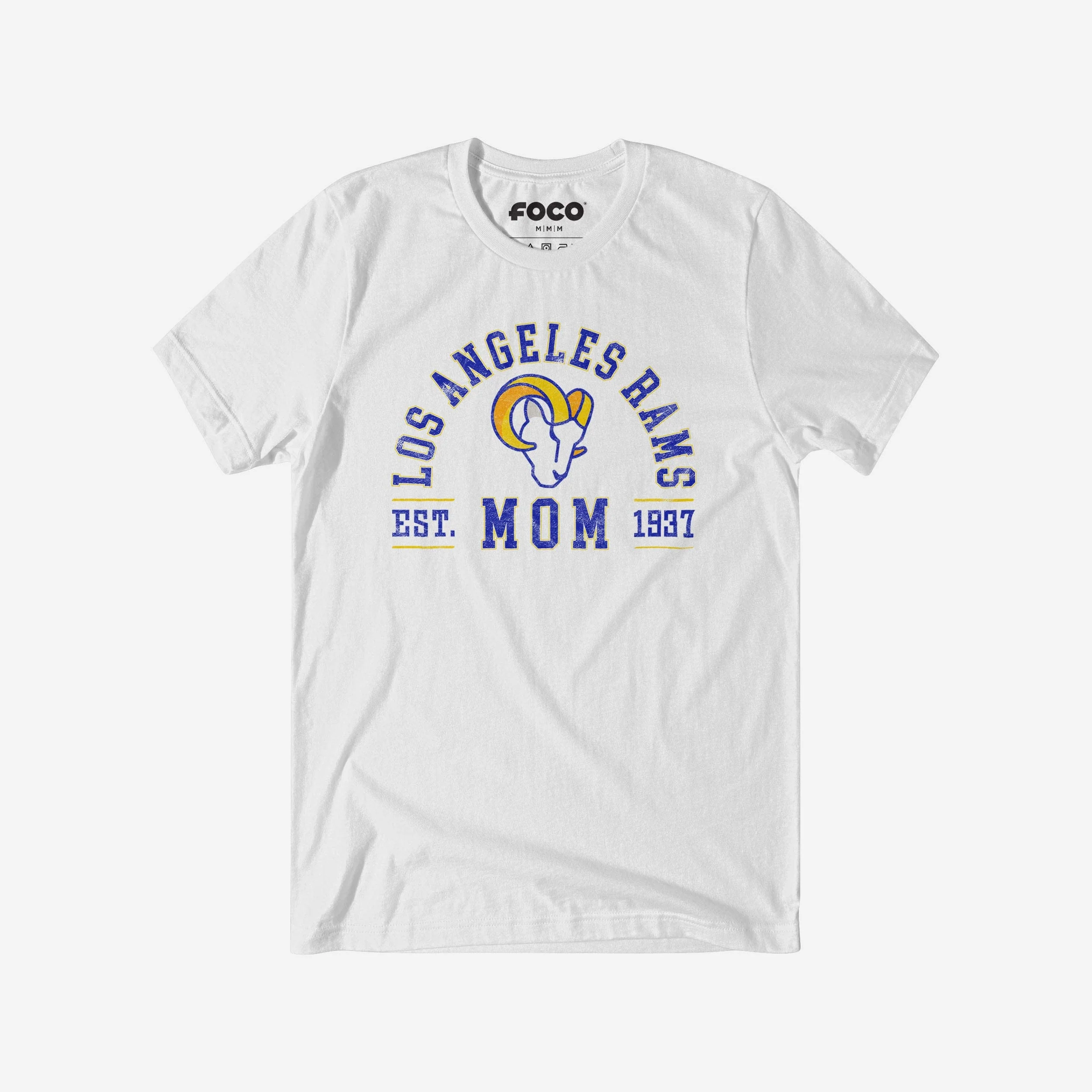 Los Angeles Rams Mom Arched T-Shirt