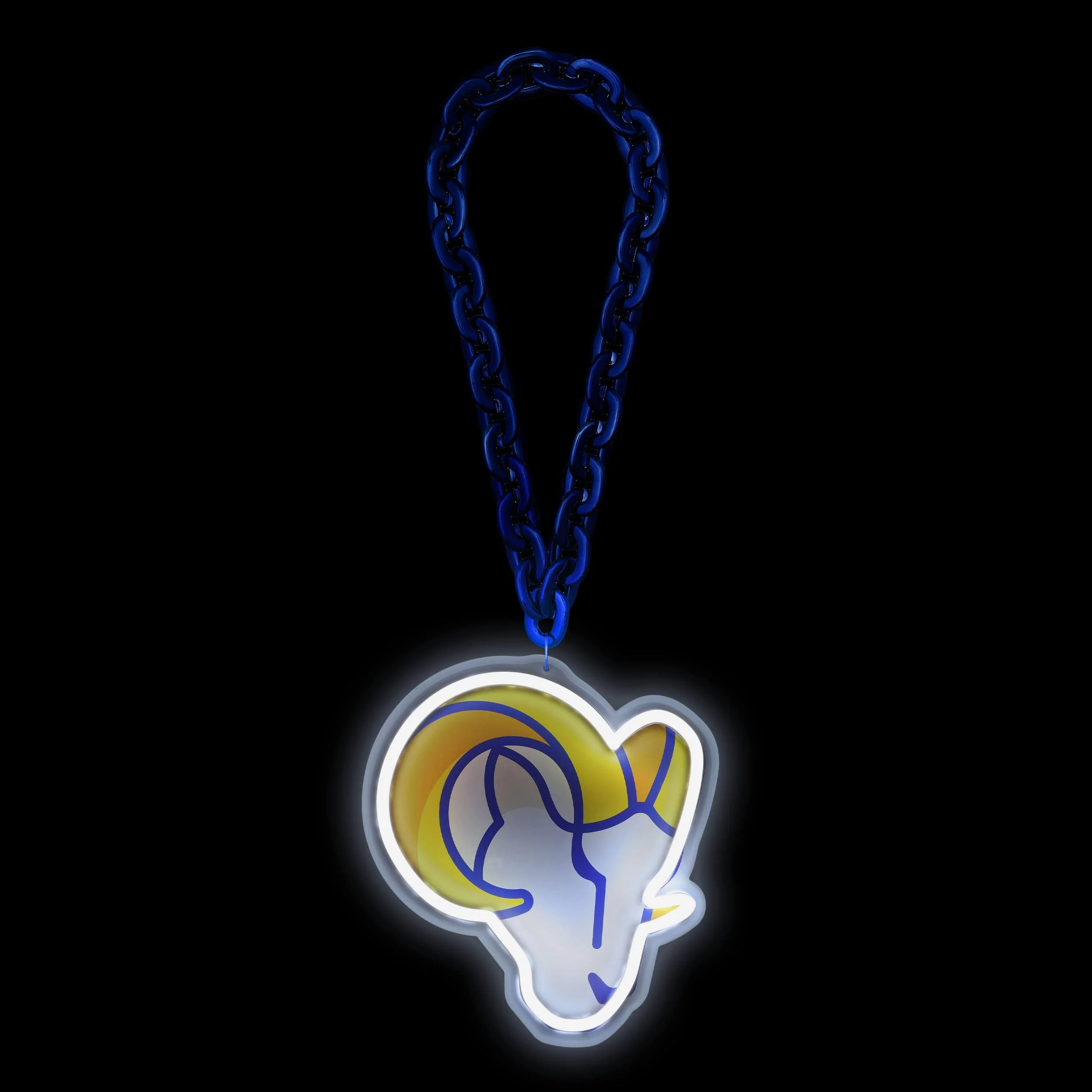 Los Angeles Rams Neon Light Up Big Logo Chain - Image 2